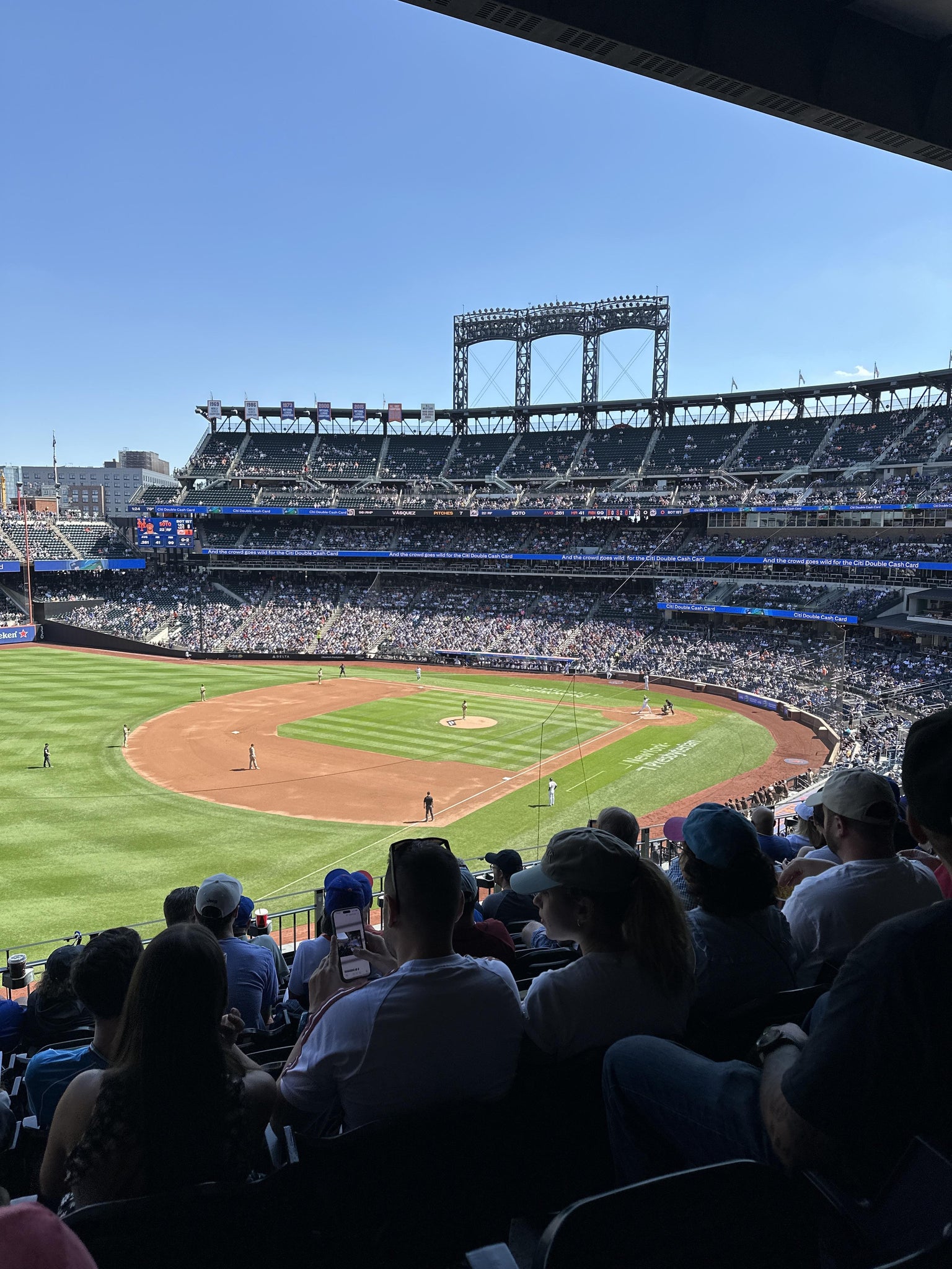 Real Fan View taken from Section 331 at Citi Field by Harshesh S