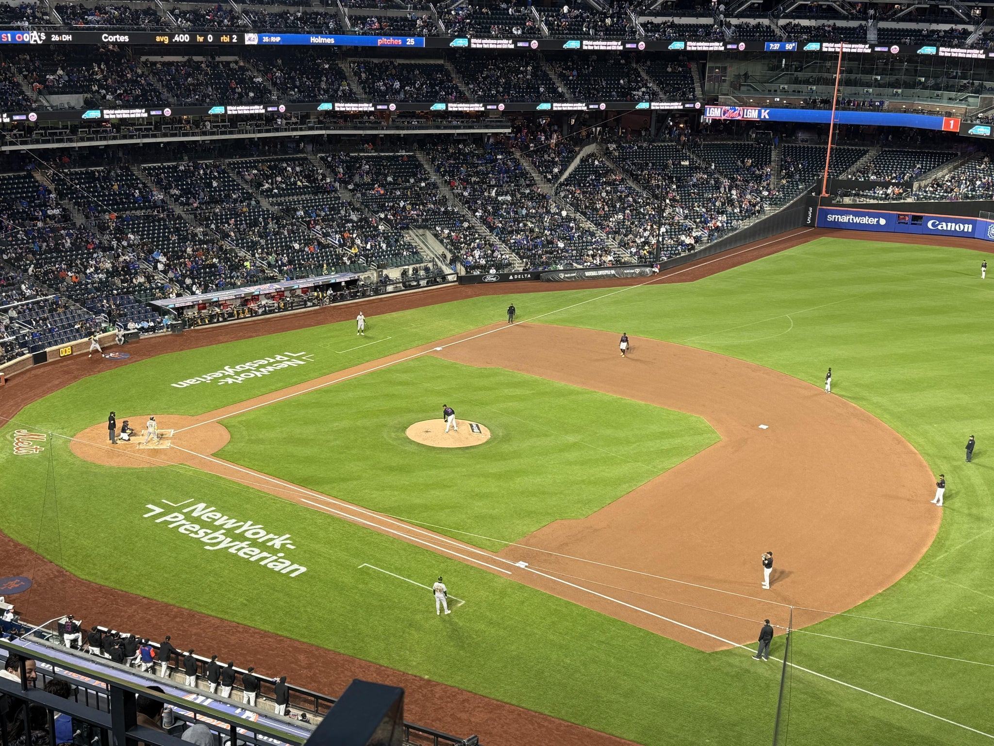 Real Fan View taken from Section 405 at Citi Field by Evan t. B