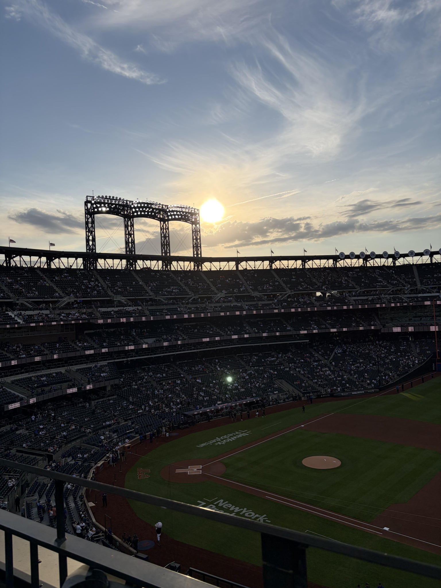 Real Fan View taken from Section 406 at Citi Field by Andy D