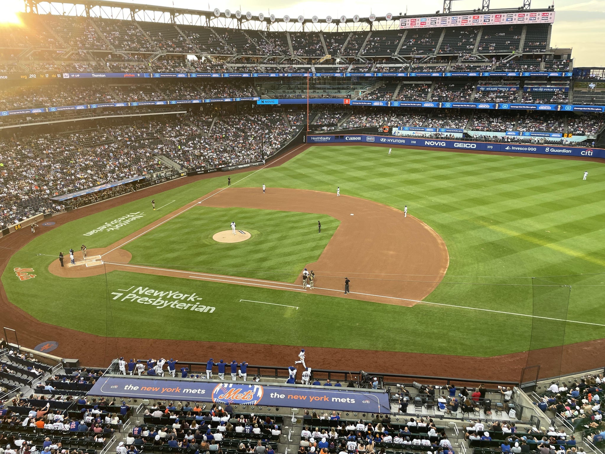 Vue réelle des fans prise de la Section 407 au site Citi Field par Emily U