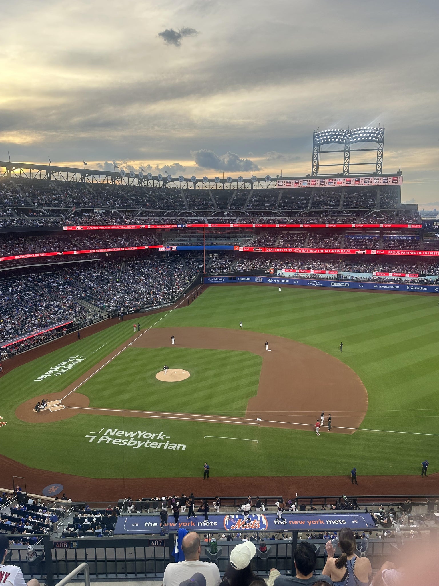 Real Fan View taken from Section 407 at Citi Field by Marty S