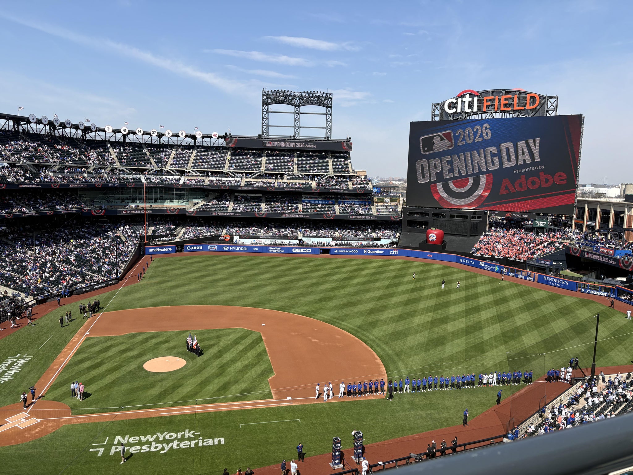 Real Fan View taken from Section 408 at Citi Field by Nora M