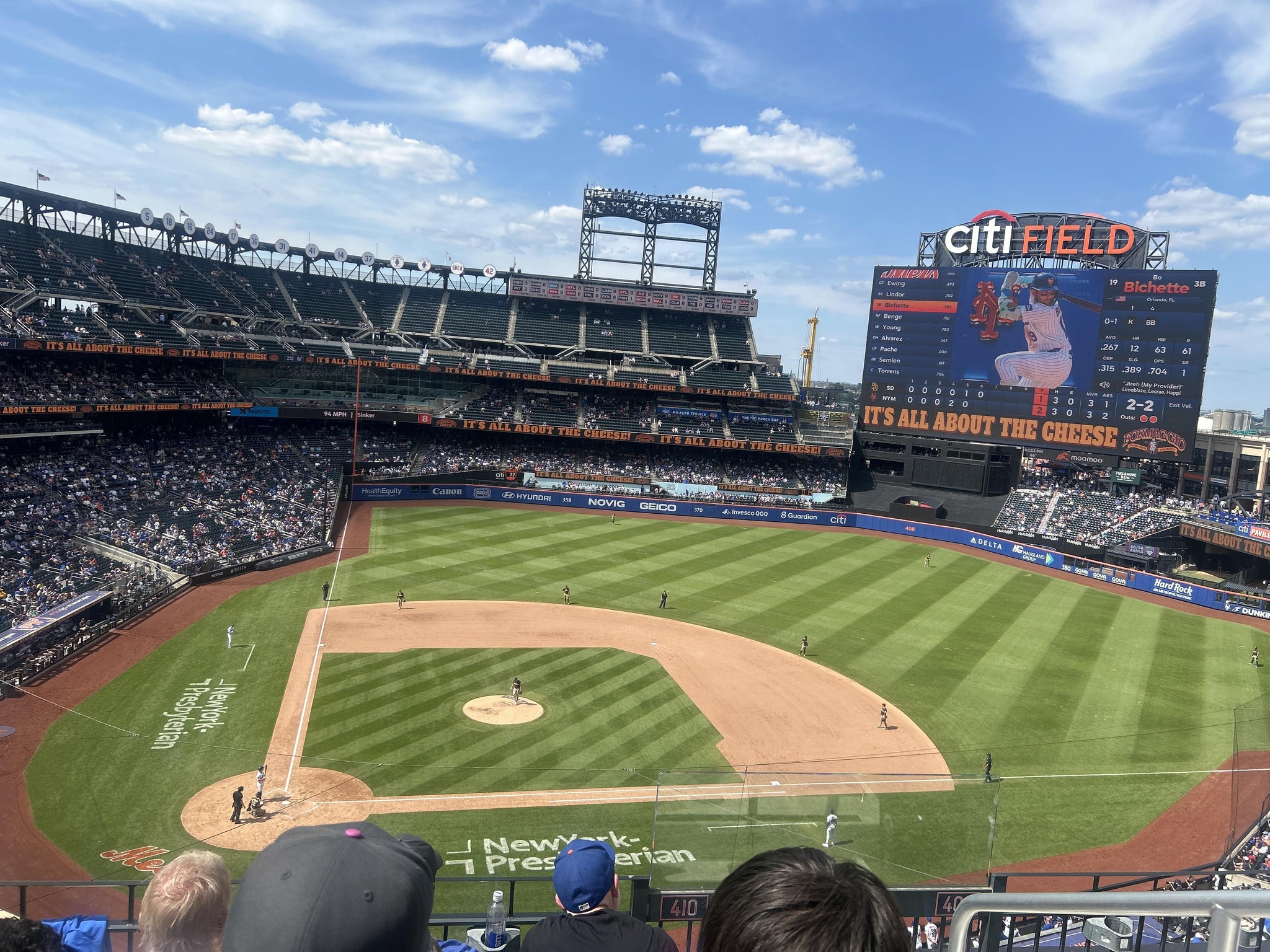 Real Fan View taken from Section 410 at Citi Field by Eli R