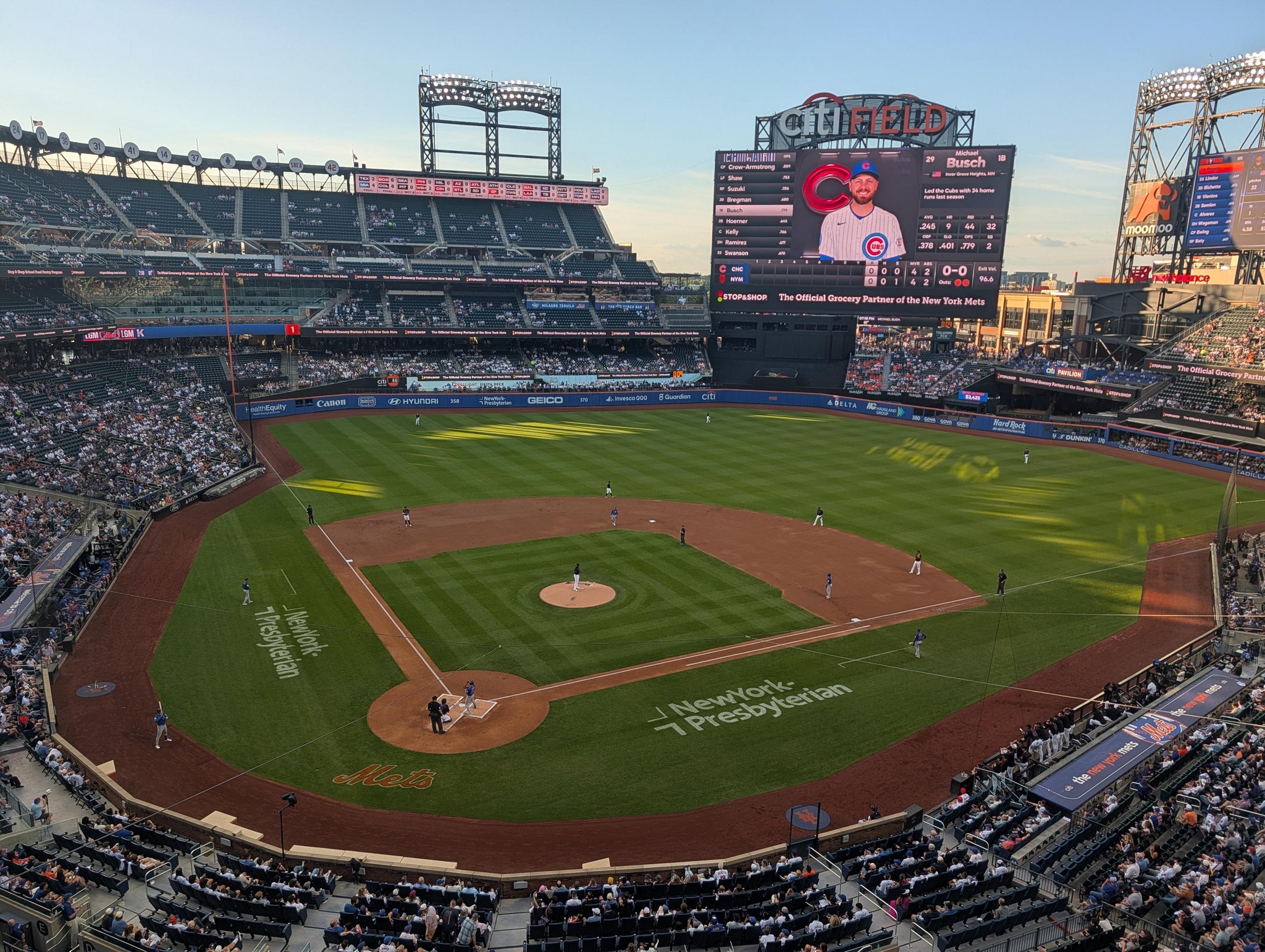 Vue réelle des fans prise de la Section 412 au site Citi Field par Rachel M