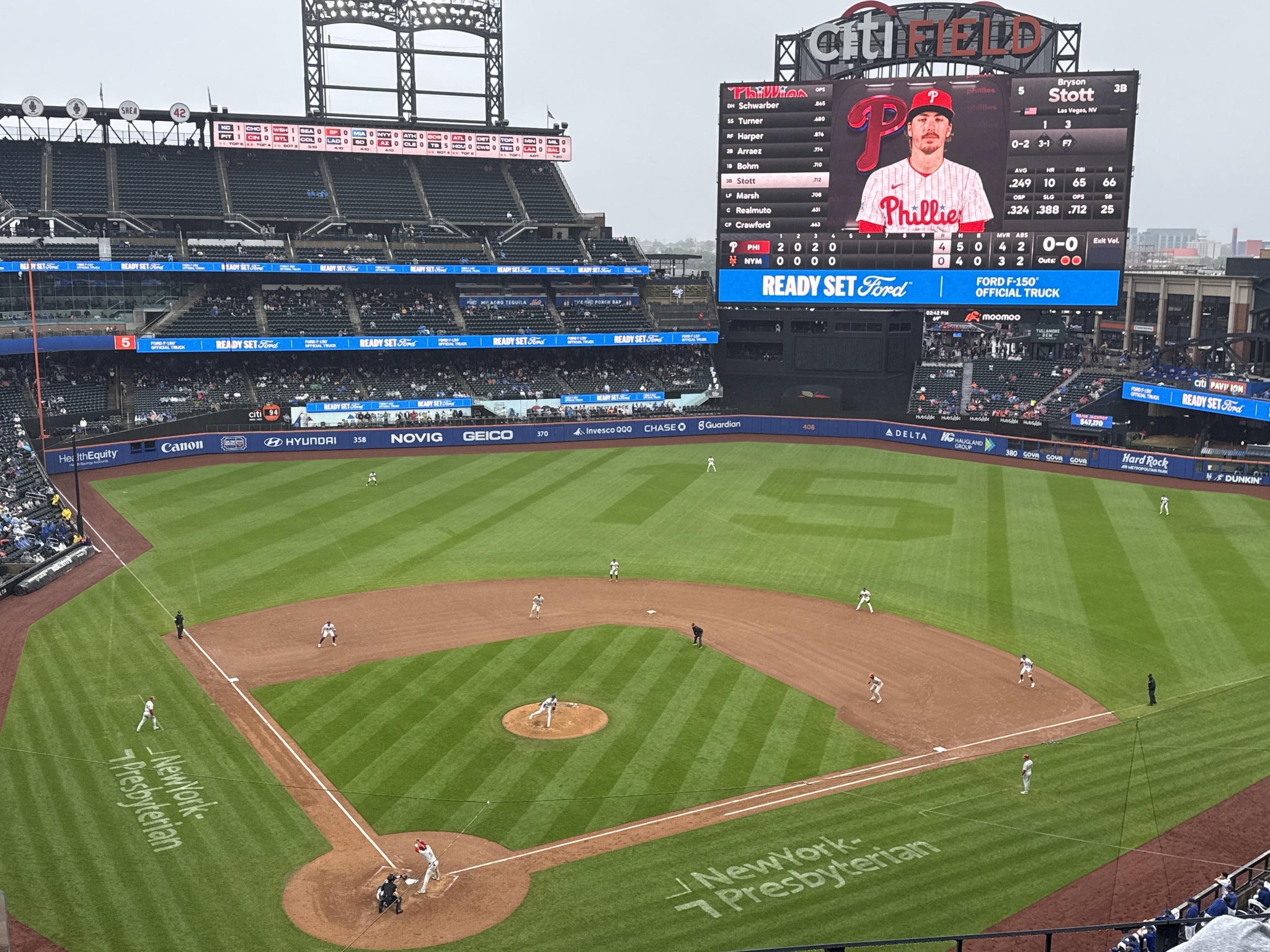 Real Fan View taken from Section 412 at Citi Field by Damian Q