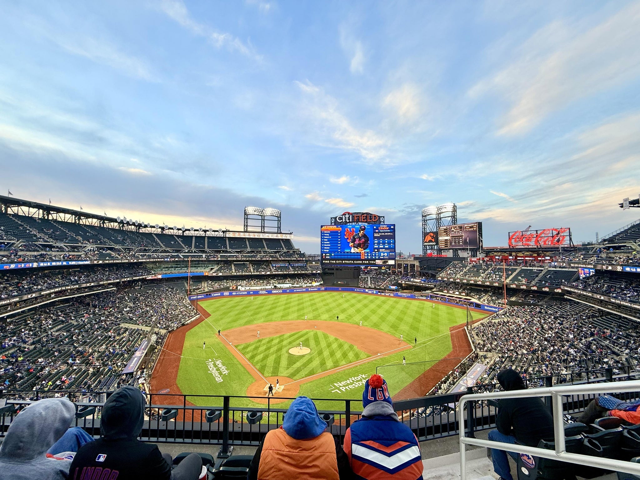 Real Fan View taken from Section 413 at Citi Field by Michael S
