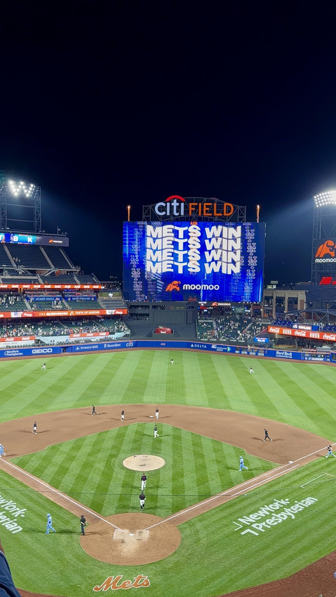 Vue réelle des fans prise de la Section 414 au site Citi Field par Ethan B