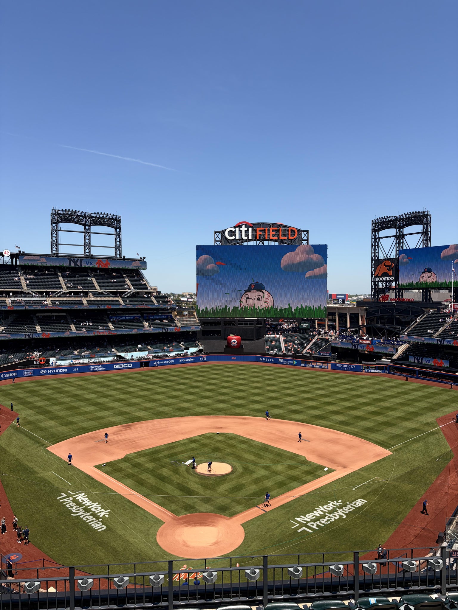 Real Fan View taken from Section 414 at Citi Field by Thaddeus L