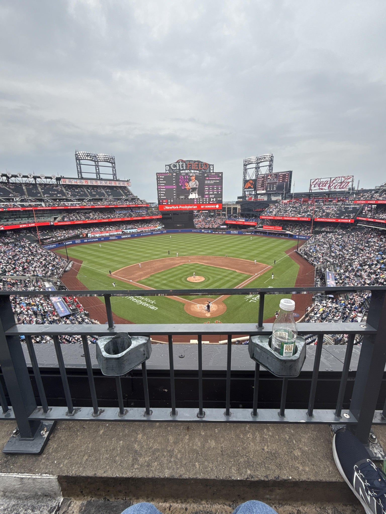 Vue réelle des fans prise de la Section 415 au site Citi Field par Anonymous User