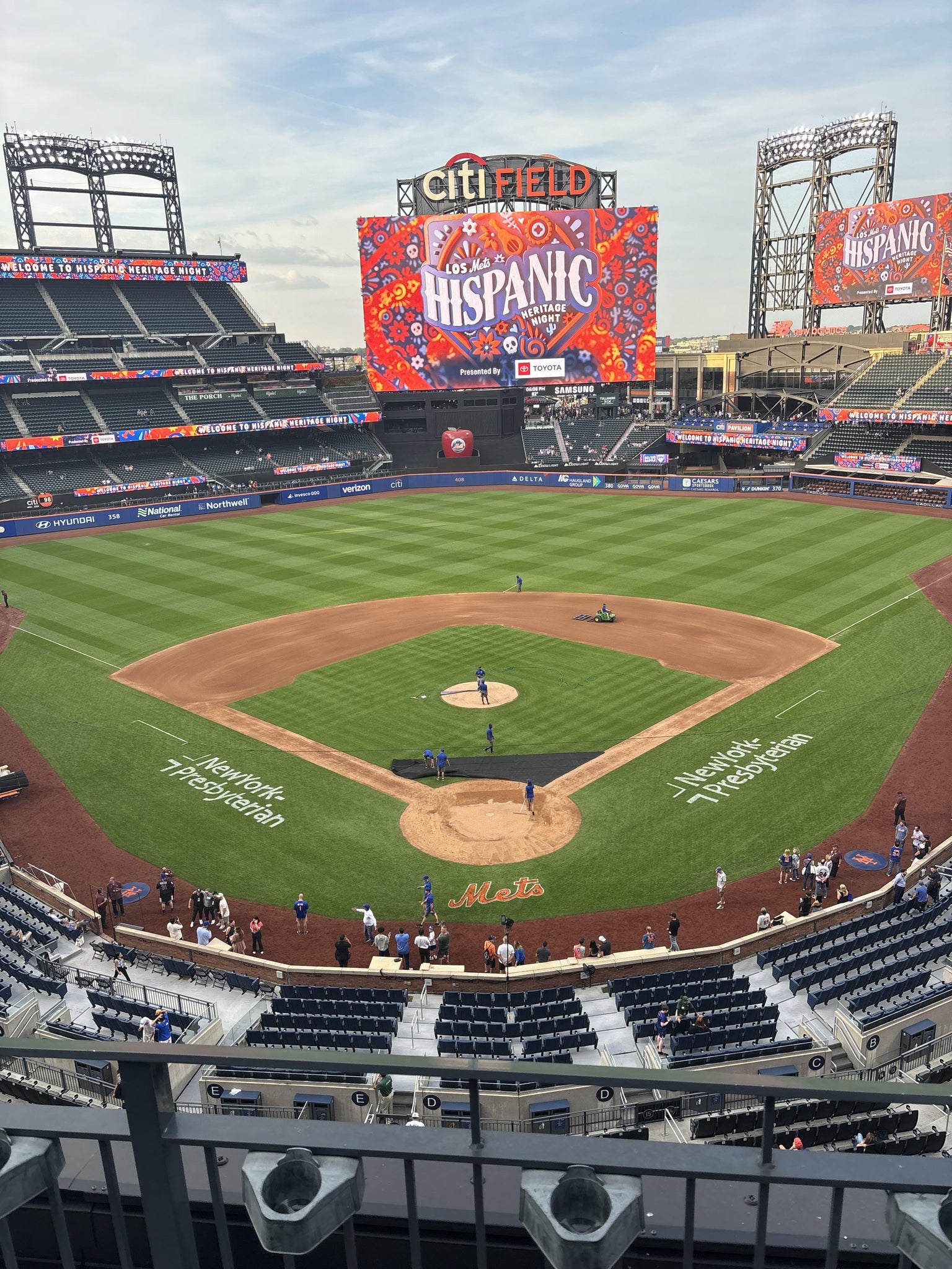 Real Fan View taken from Section 415 at Citi Field by Kevin L