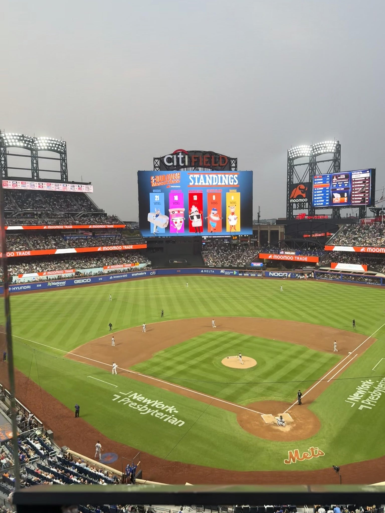 Real Fan View taken from Section 416 at Citi Field by Andrew K