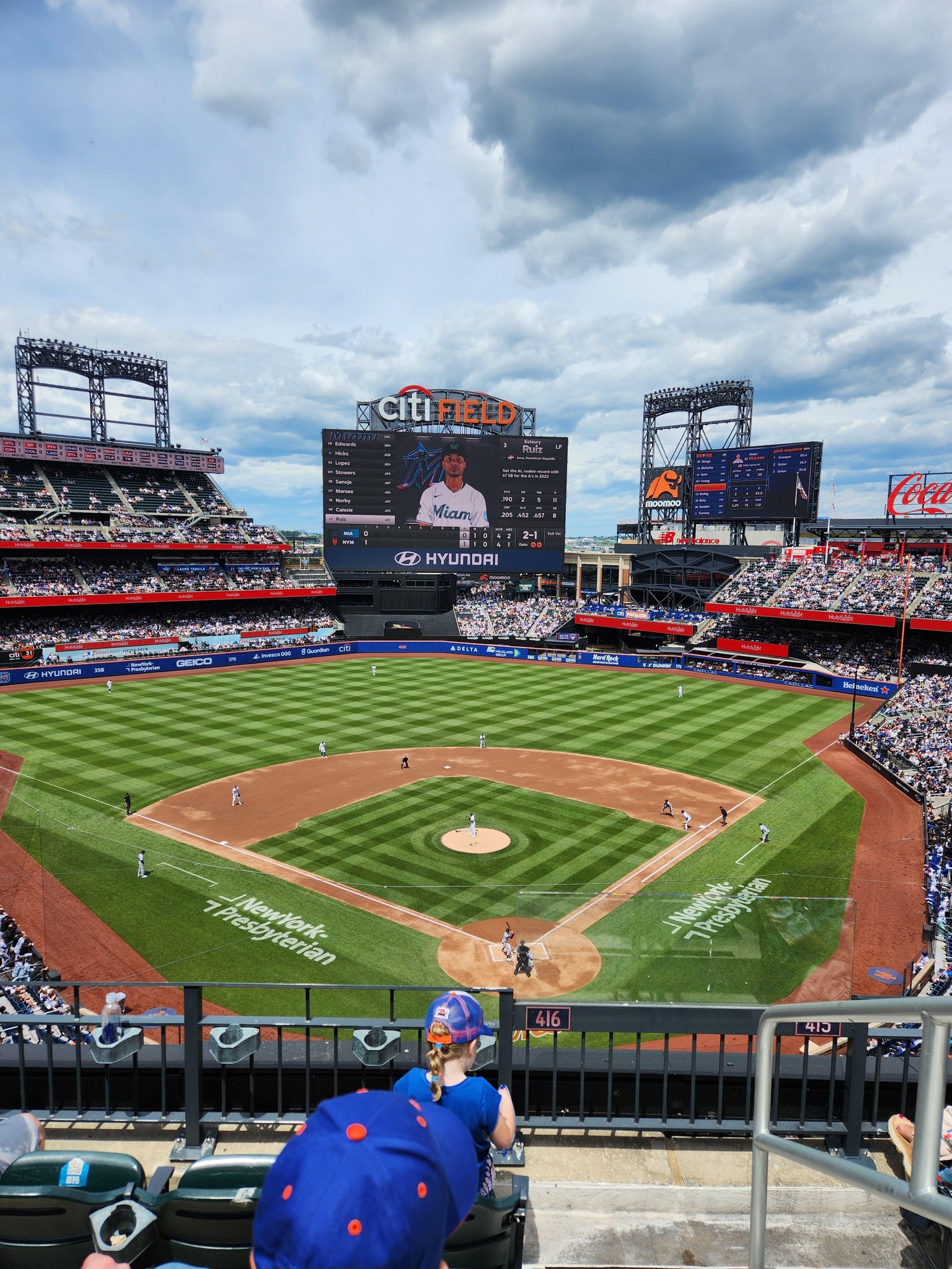 Real Fan View taken from Section 416 at Citi Field by Stephanie L