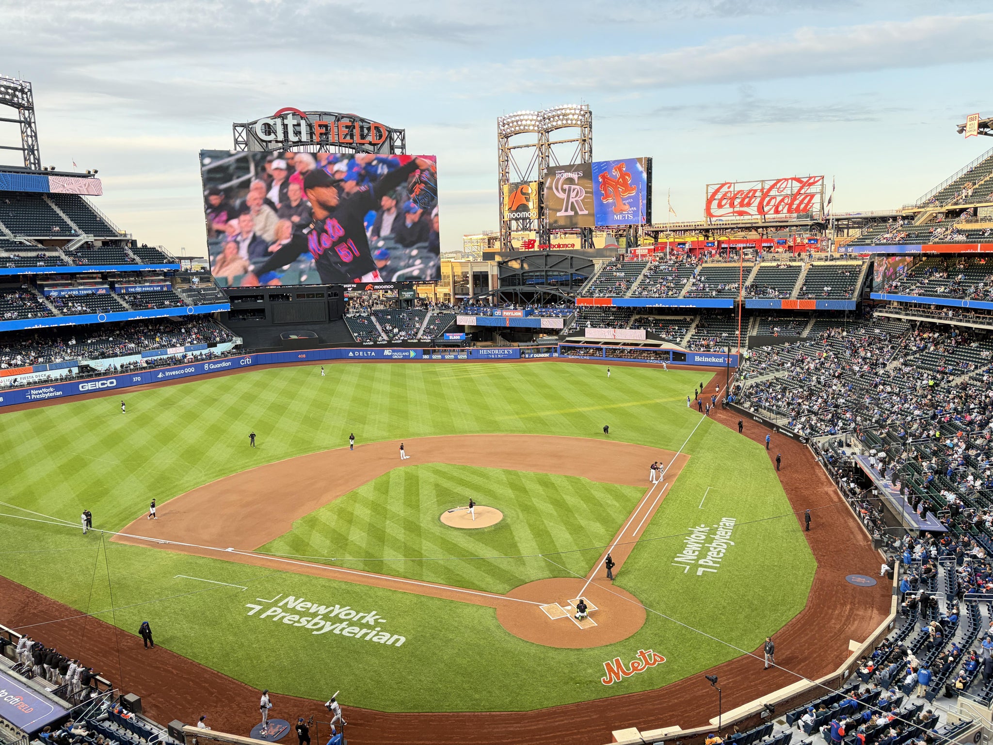 Real Fan View taken from Section 417 at Citi Field by Thomas M