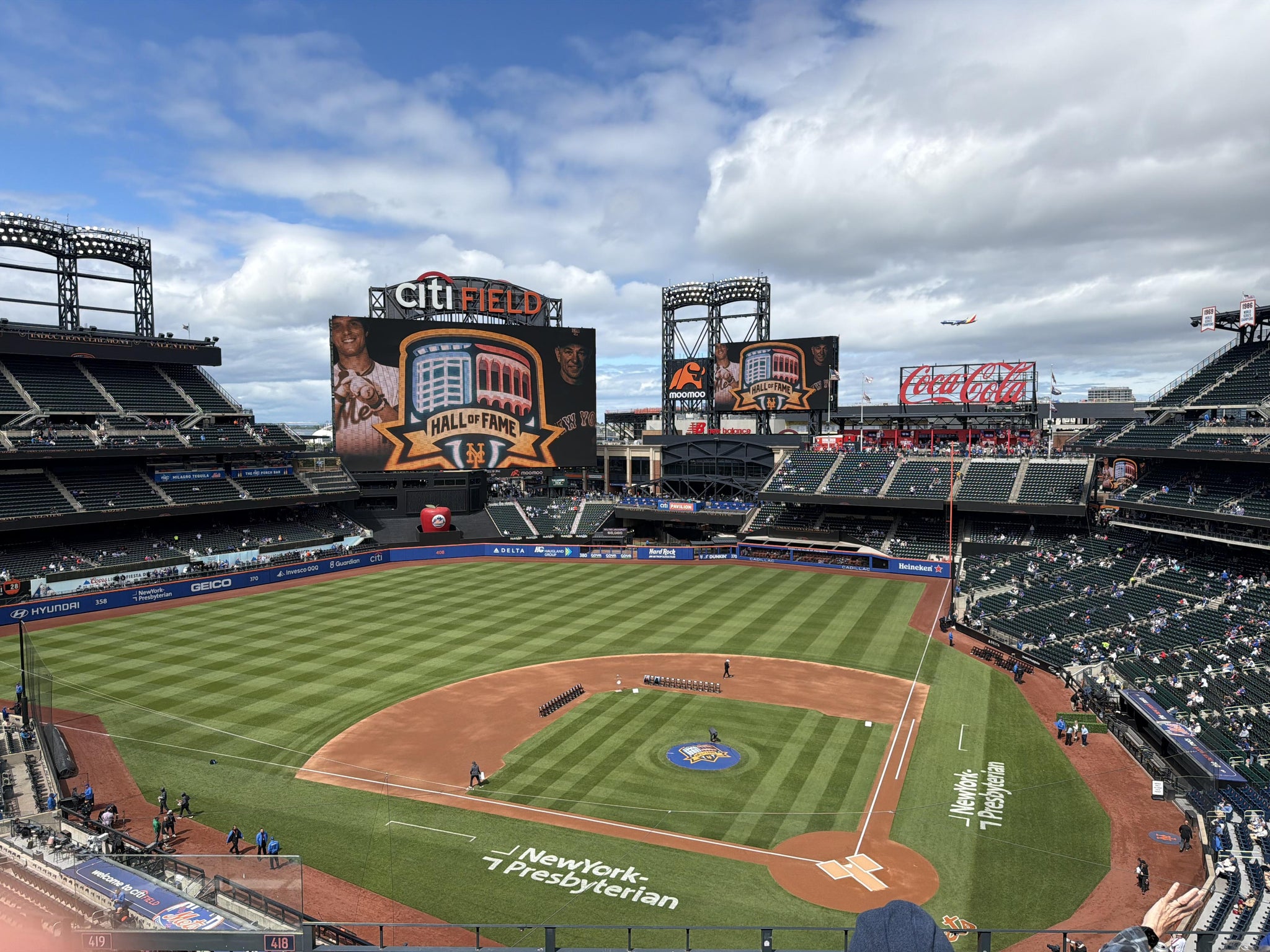 Real Fan View taken from Section 418 at Citi Field by Frank M