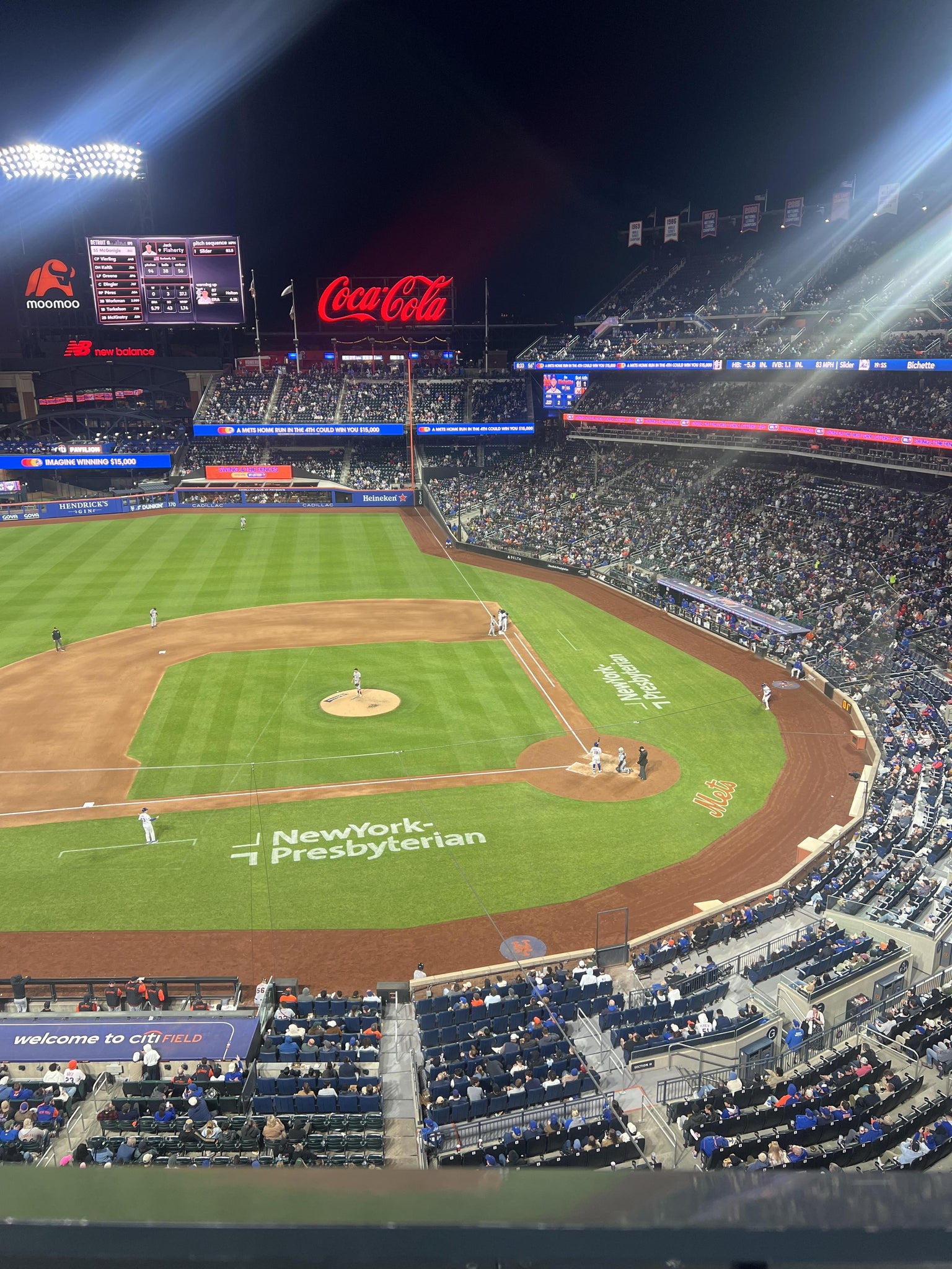 Real Fan View taken from Section 420 at Citi Field by Michael N