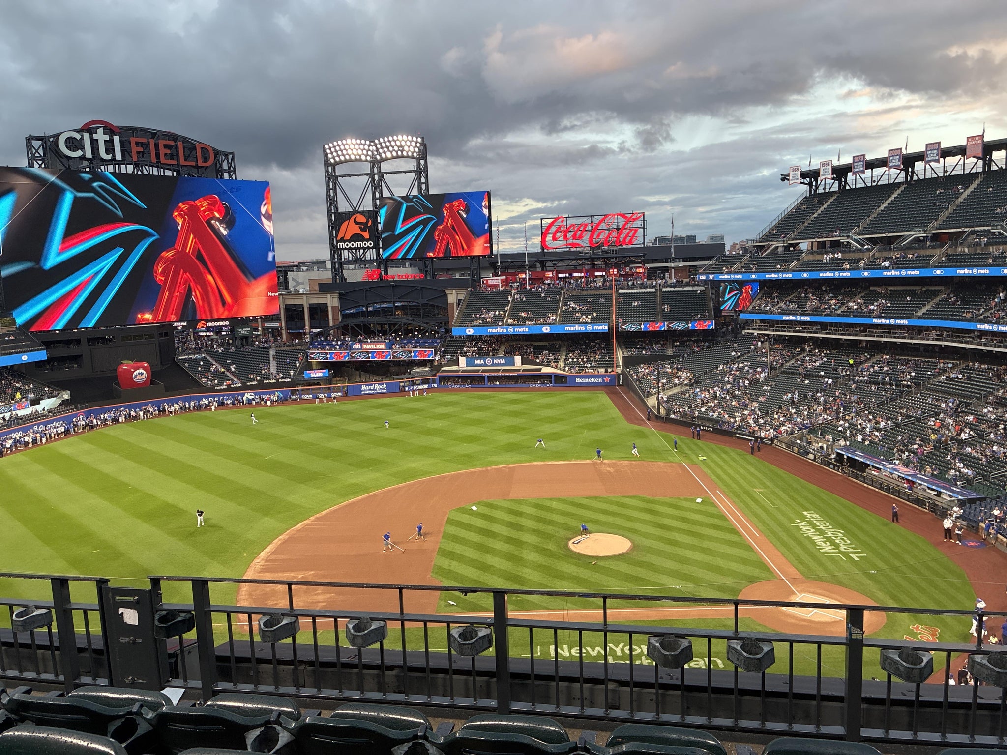 Real Fan View taken from Section 420 at Citi Field by Kimberly G