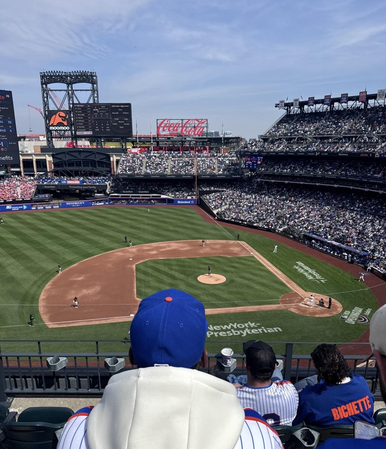 Real Fan View taken from Section 421 at Citi Field by Joel O