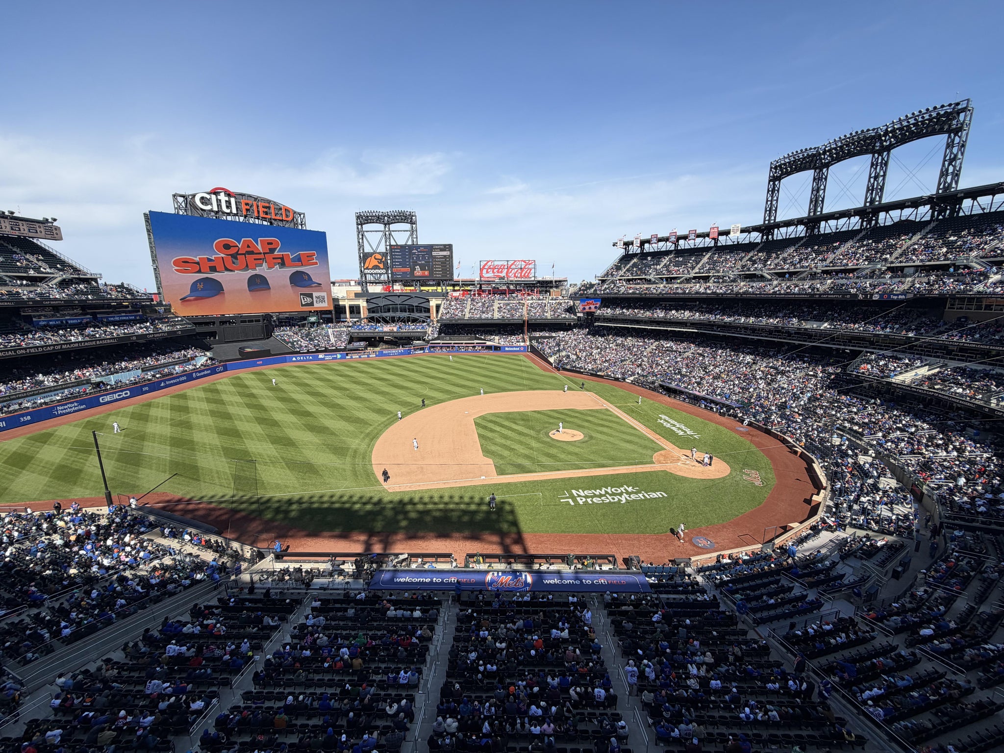 Real Fan View taken from Section 421 at Citi Field by Ryan F