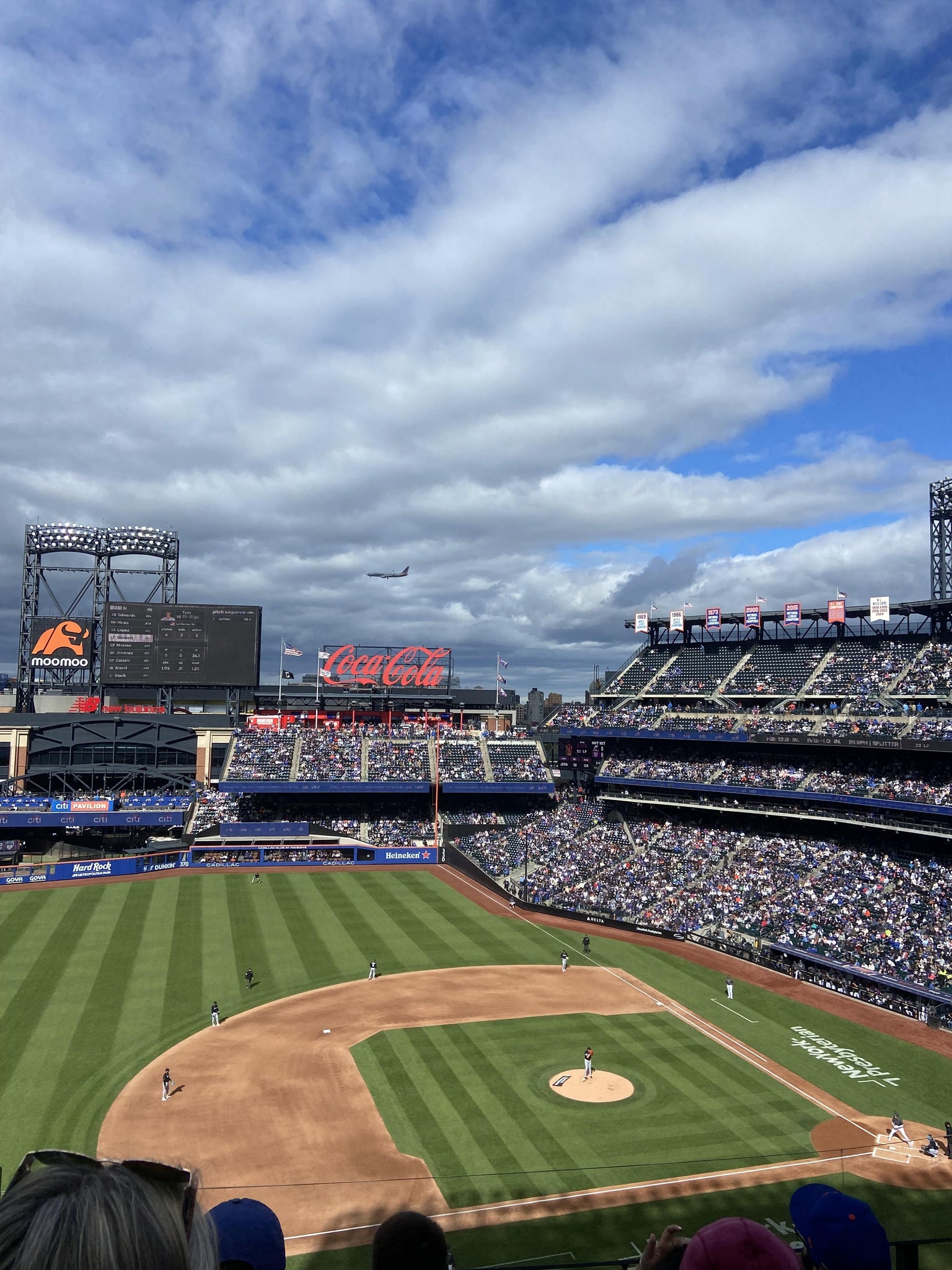 Real Fan View taken from Section 422 at Citi Field by Ava L