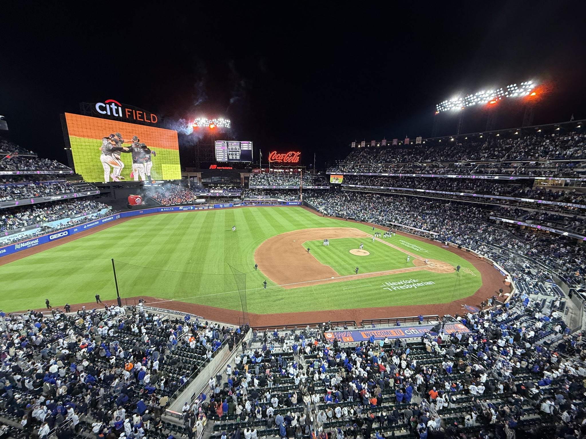 Real Fan View taken from Section 424 at Citi Field by Andrew K