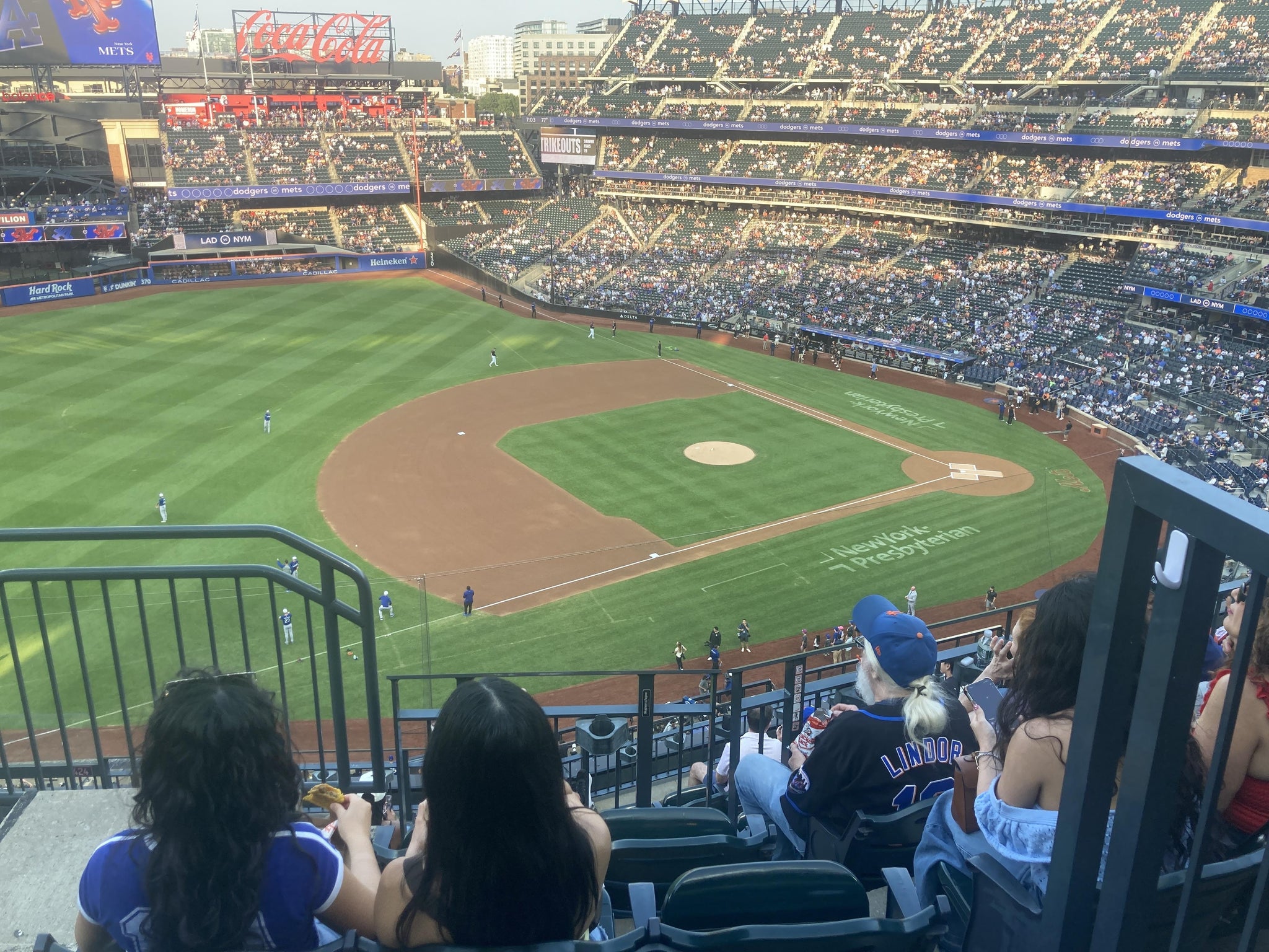 Real Fan View taken from Section 424 at Citi Field by David A