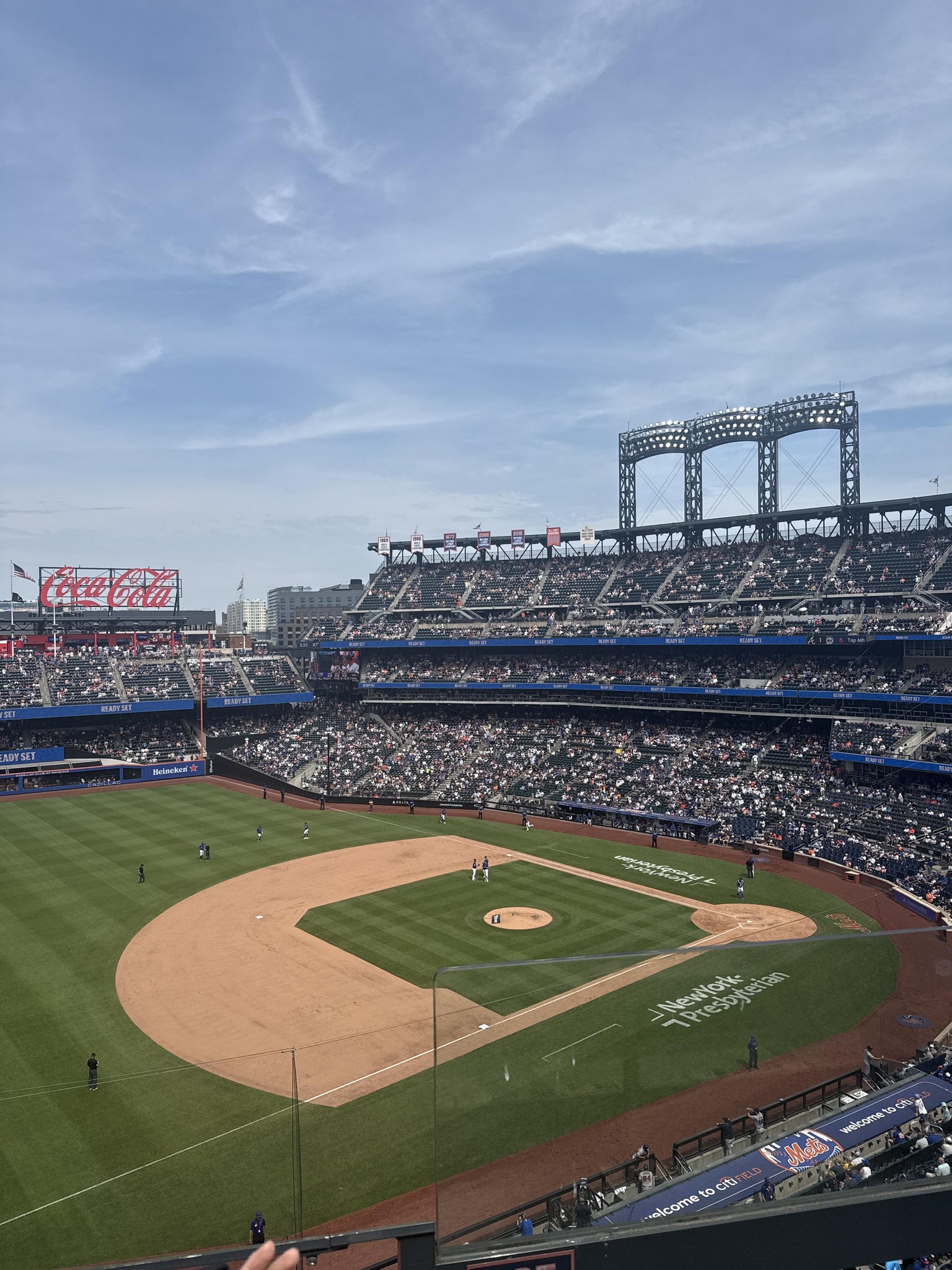 Real Fan View taken from Section 425 at Citi Field by Ashley K