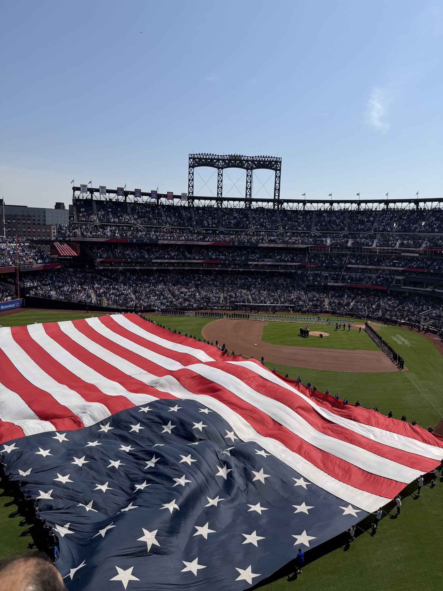 Real Fan View taken from Section 433 at Citi Field by Oscar S
