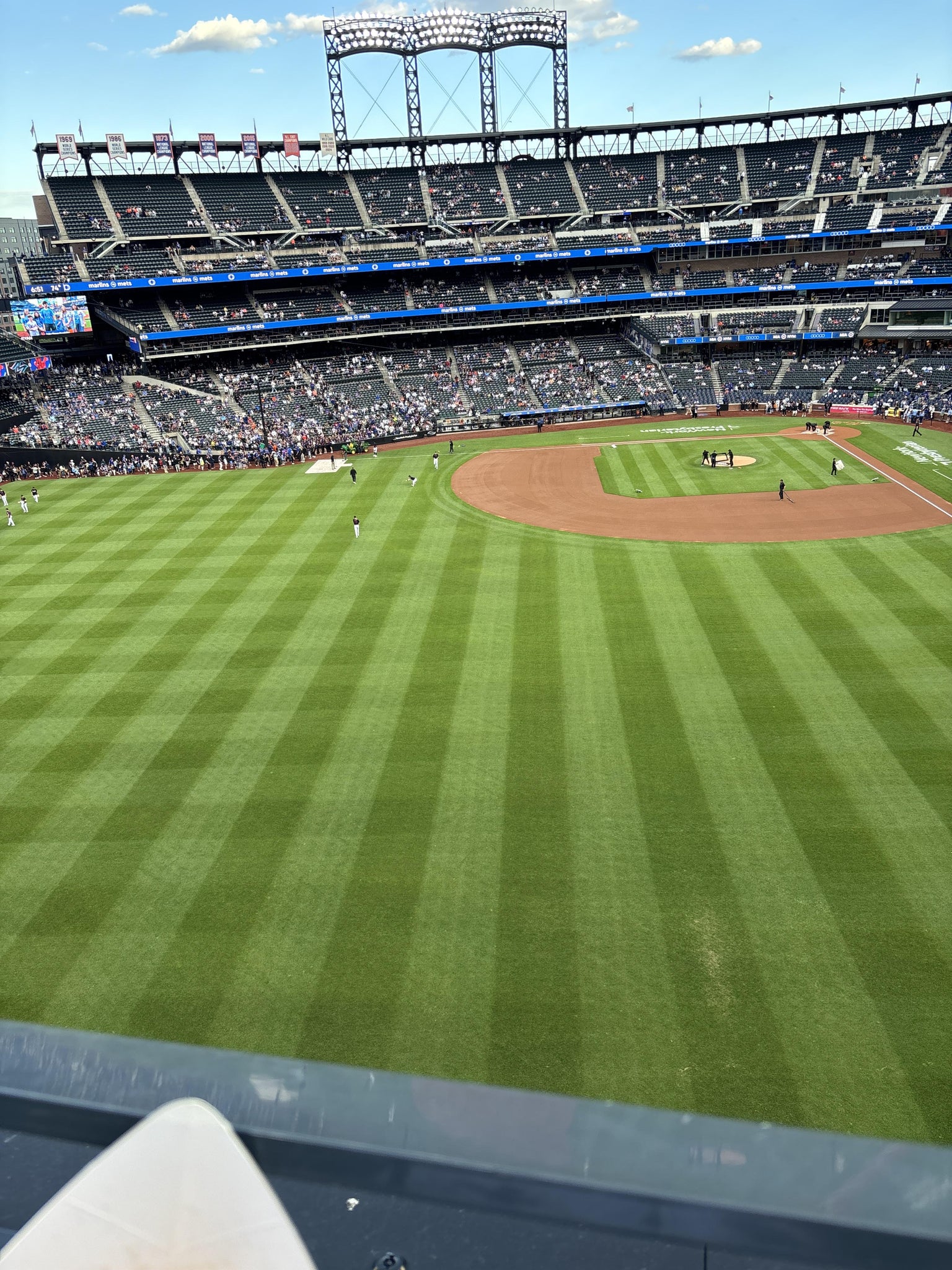 Real Fan View taken from Section 434 at Citi Field by Heather S