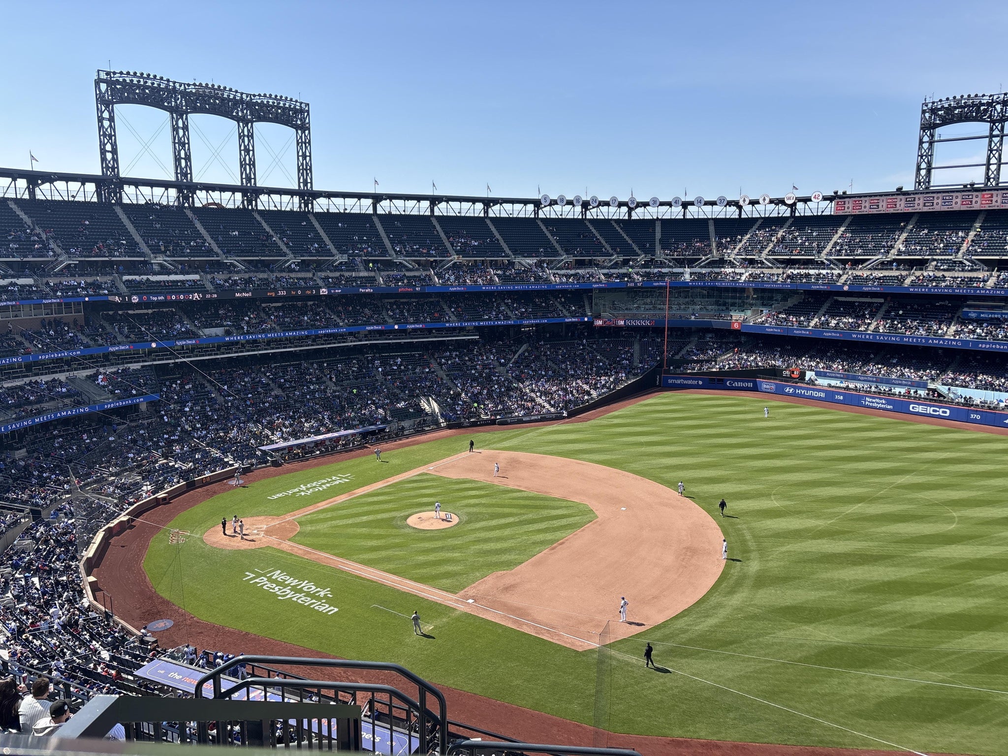 Real Fan View taken from Section 504 at Citi Field by Scott V