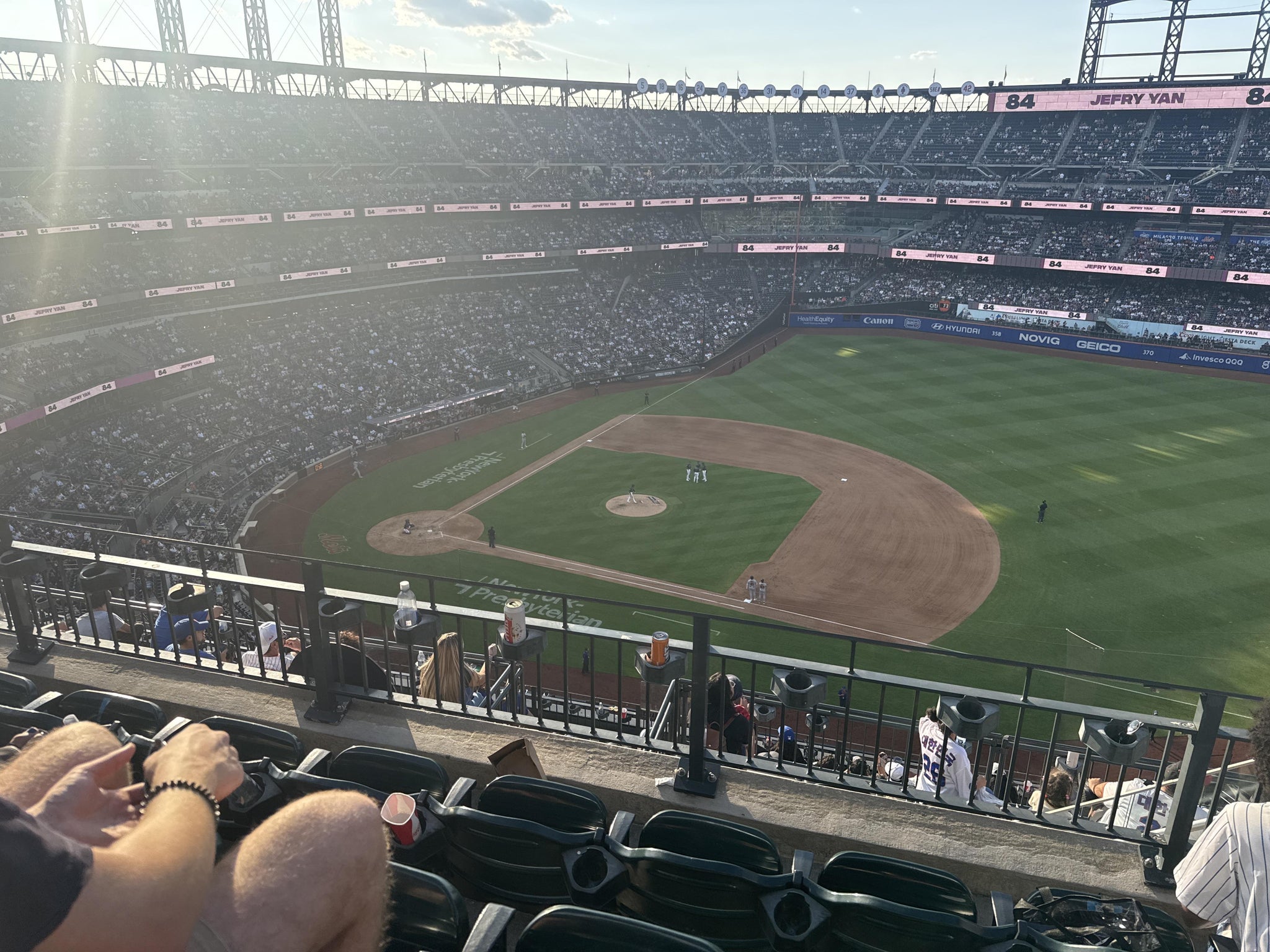 Vue réelle des fans prise de la Section 506 au site Citi Field par Sebastian P