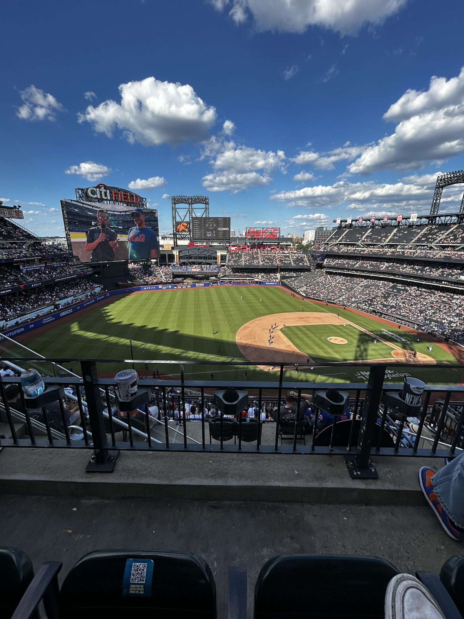 Vue réelle des fans prise de la Section 508 au site Citi Field par Judah H