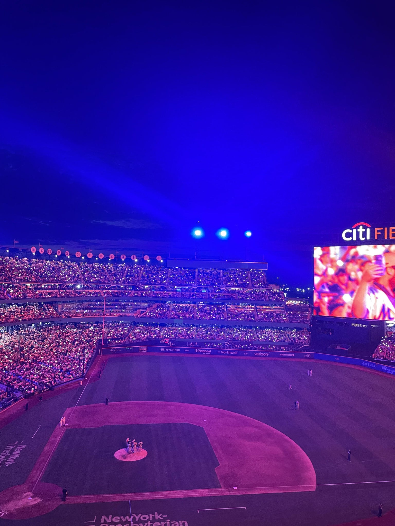 Real Fan View taken from Section 508 at Citi Field by Sean R