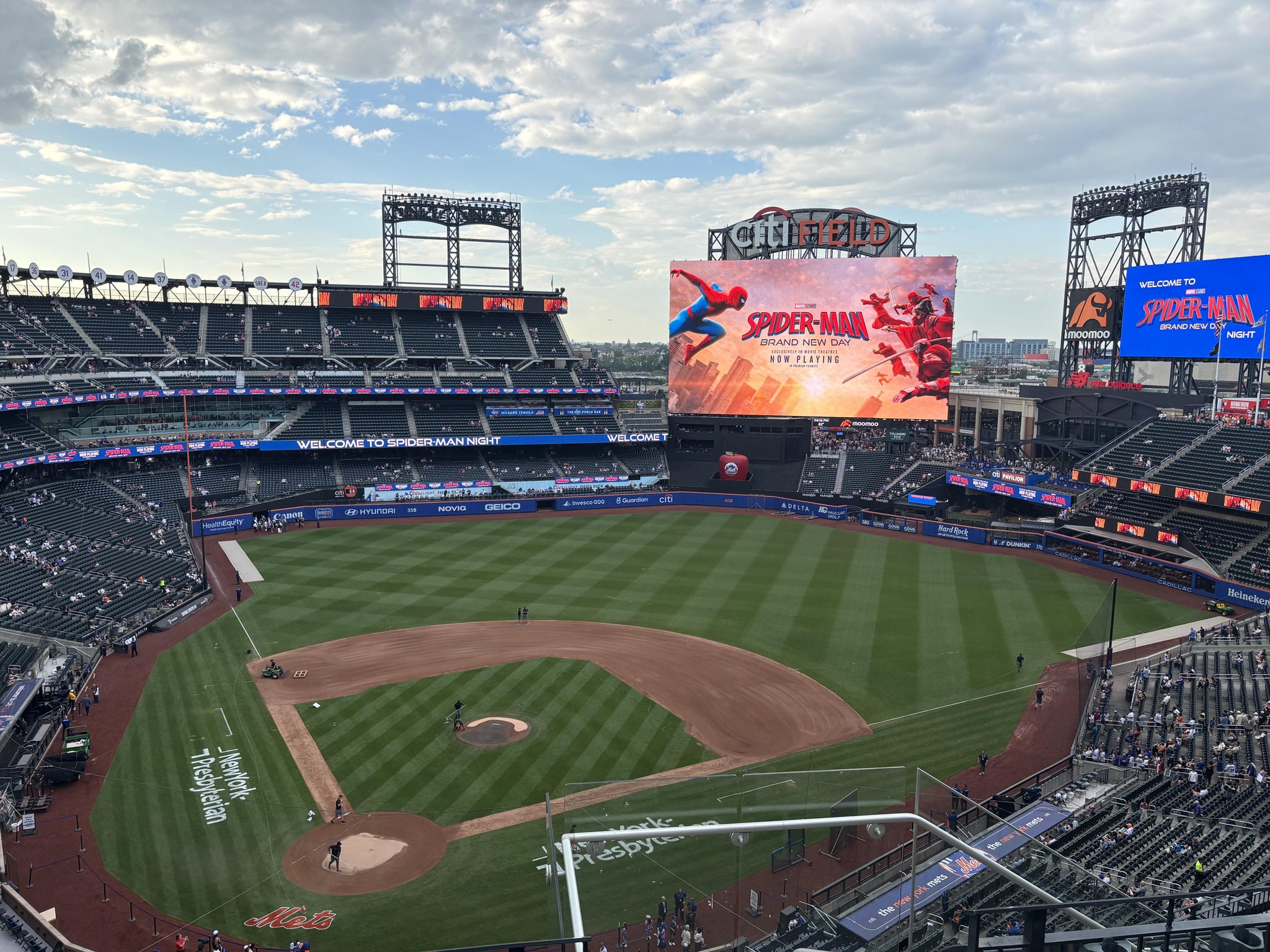 Vue réelle des fans prise de la Section 511 au site Citi Field par Sarabeswaran B