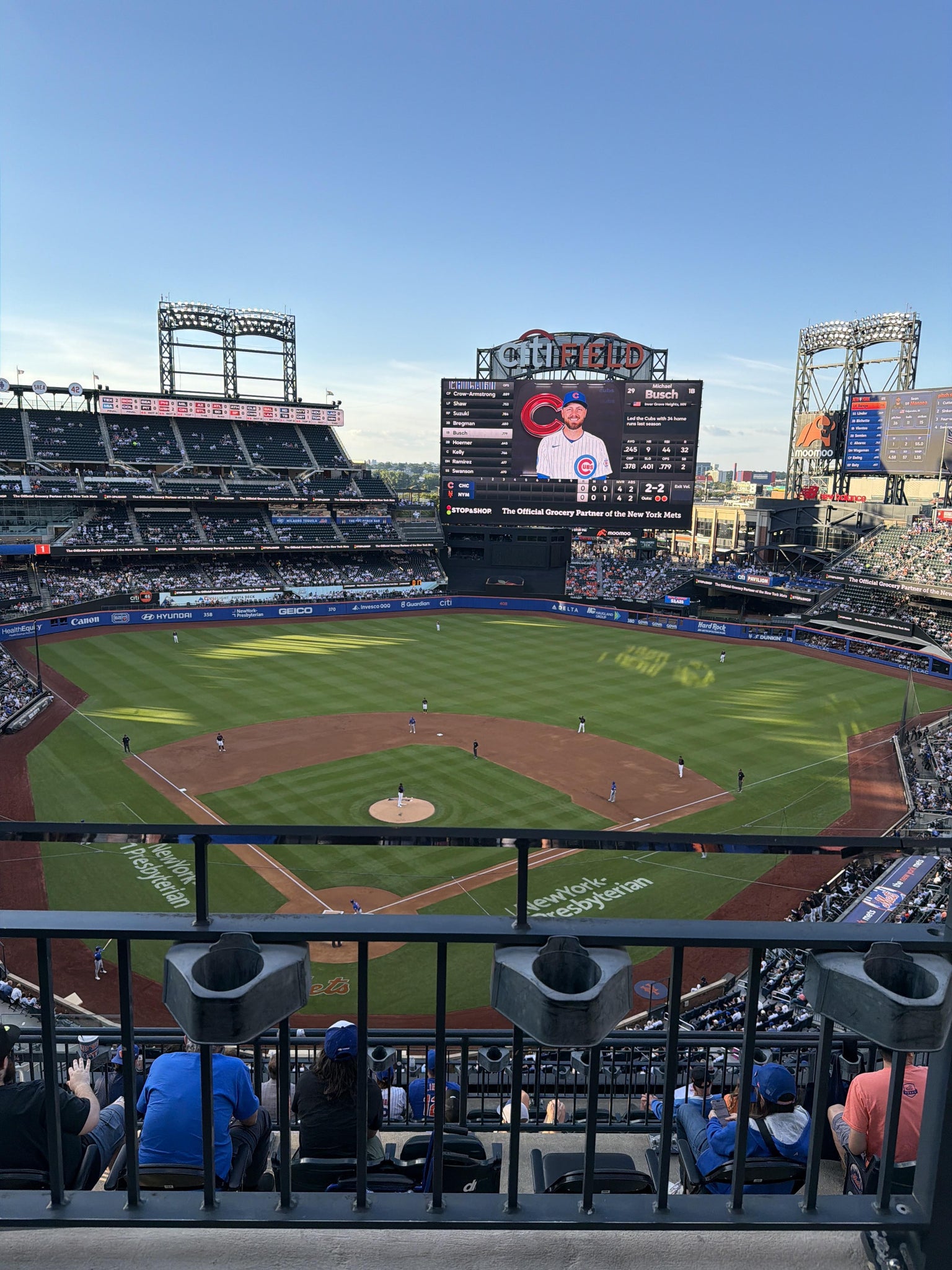 Vue réelle des fans prise de la Section 513 au site Citi Field par Yehuda G