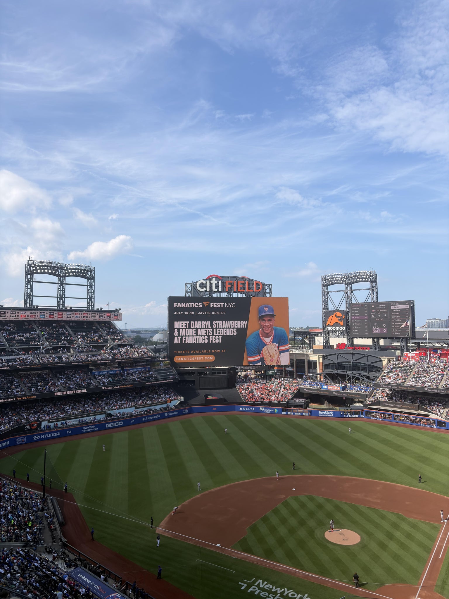 Real Fan View taken from Section 518 at Citi Field by Kyle H