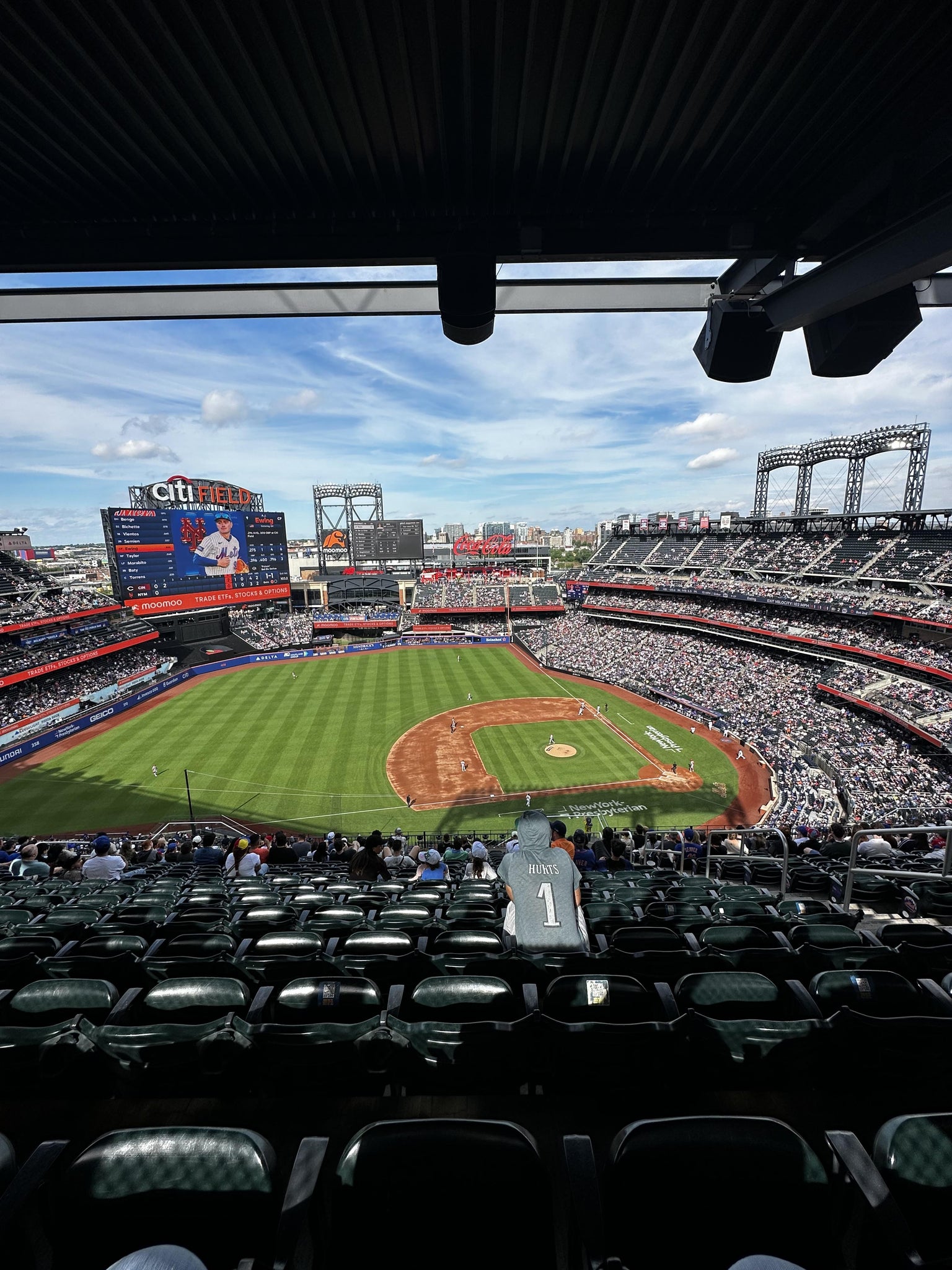 Real Fan View taken from Section 519 at Citi Field by Alex P