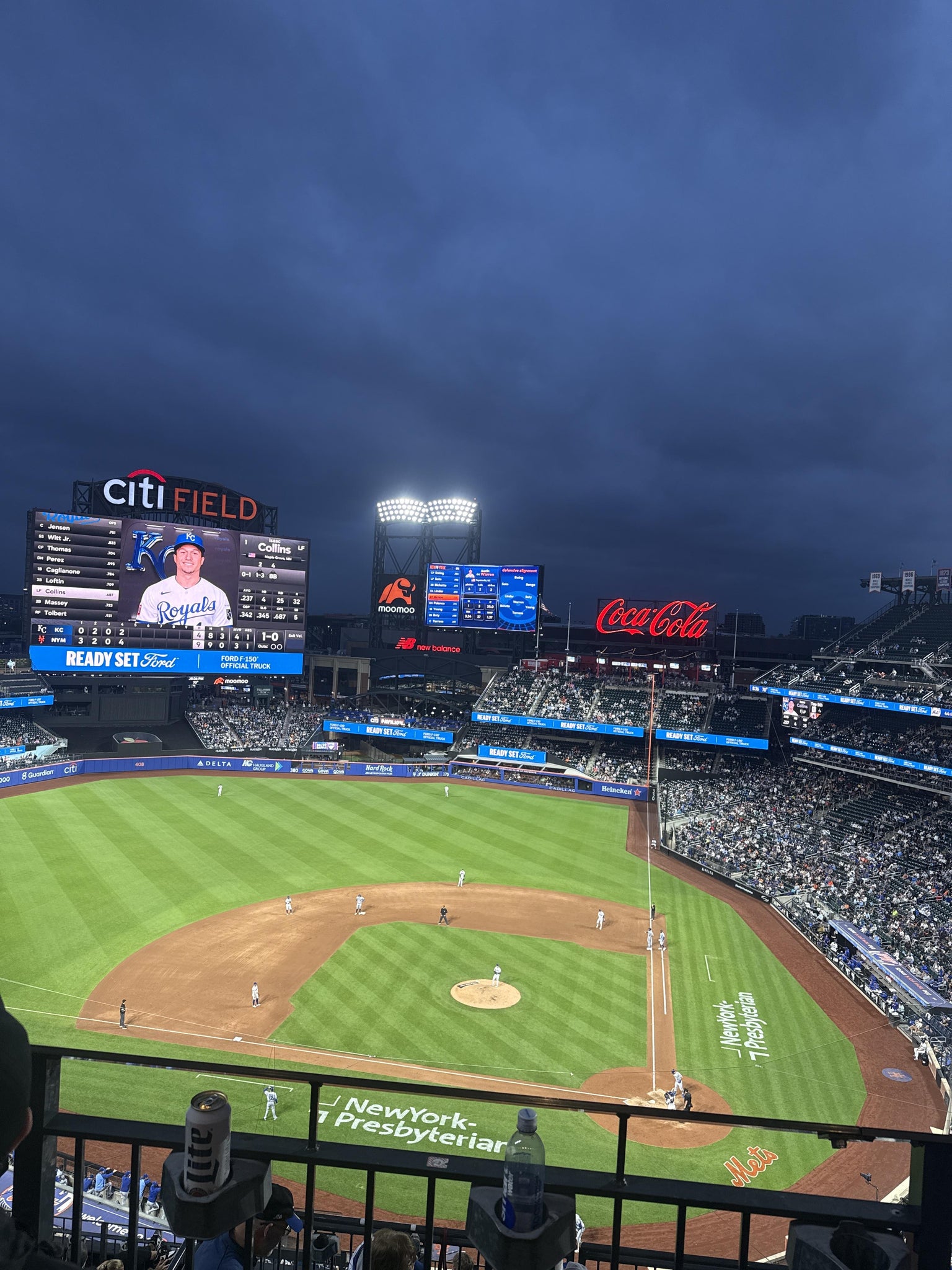 Vue réelle des fans prise de la Section 519 au site Citi Field par Adrianna C