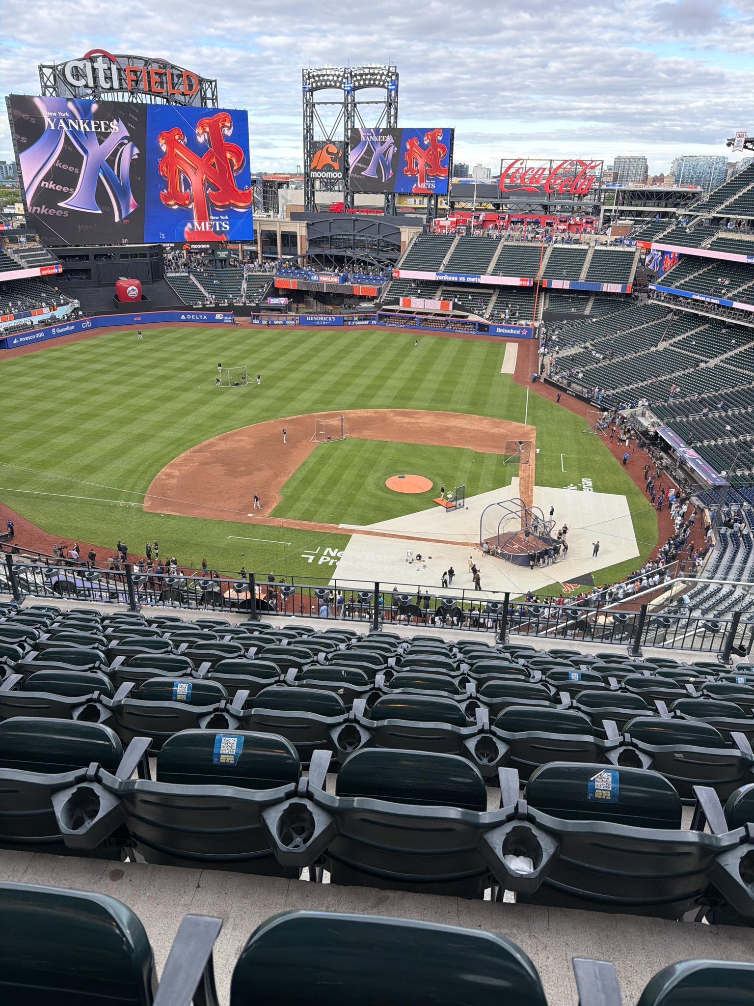 Real Fan View taken from Section 519 at Citi Field by Dan A