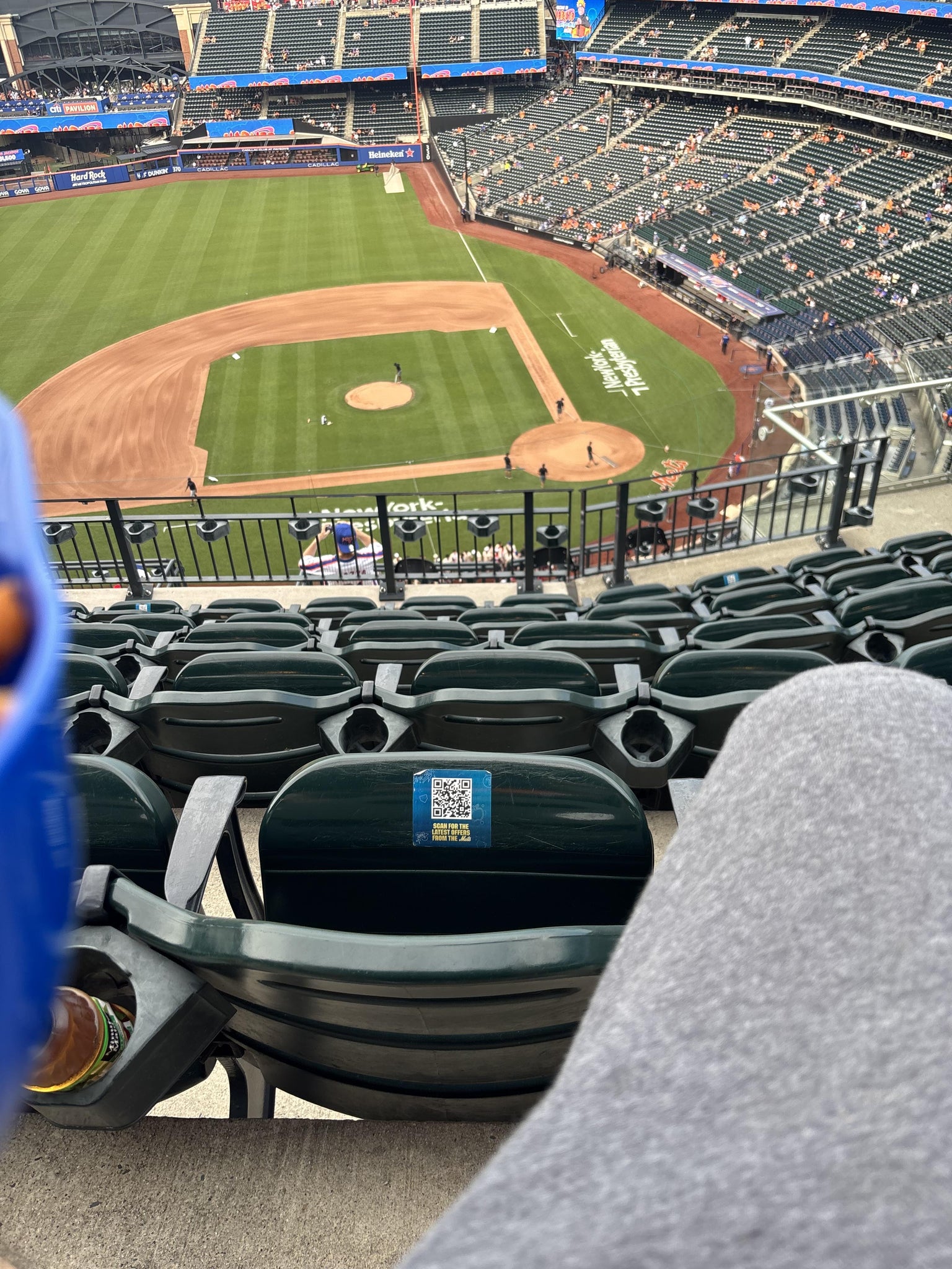 Real Fan View taken from Section 520 at Citi Field by Pedro C