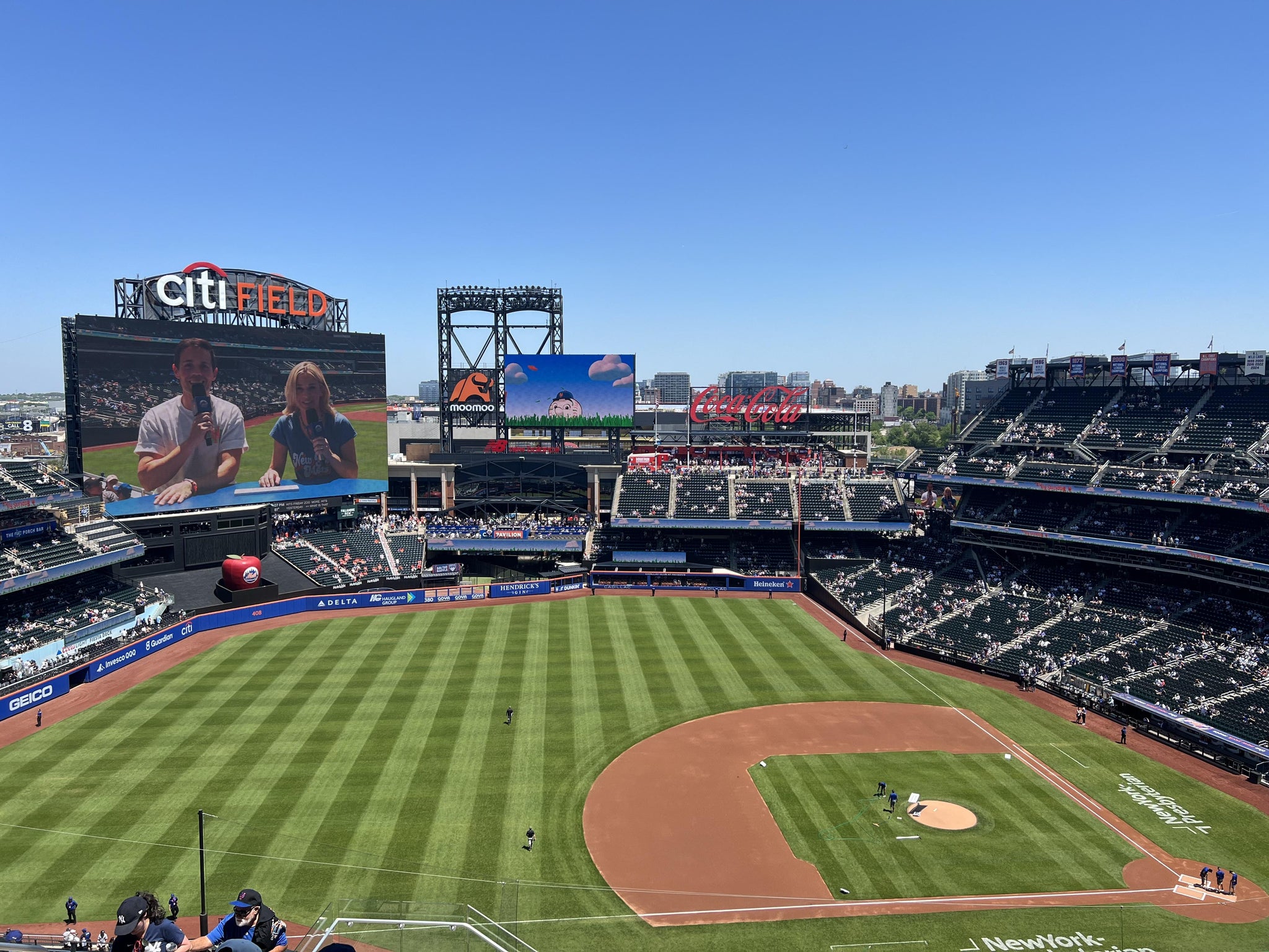 Real Fan View taken from Section 522 at Citi Field by Hsiu-hao Y