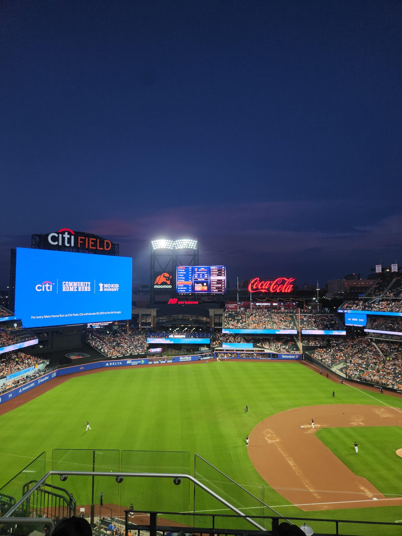 Real Fan View taken from Section 523 at Citi Field by Mark T