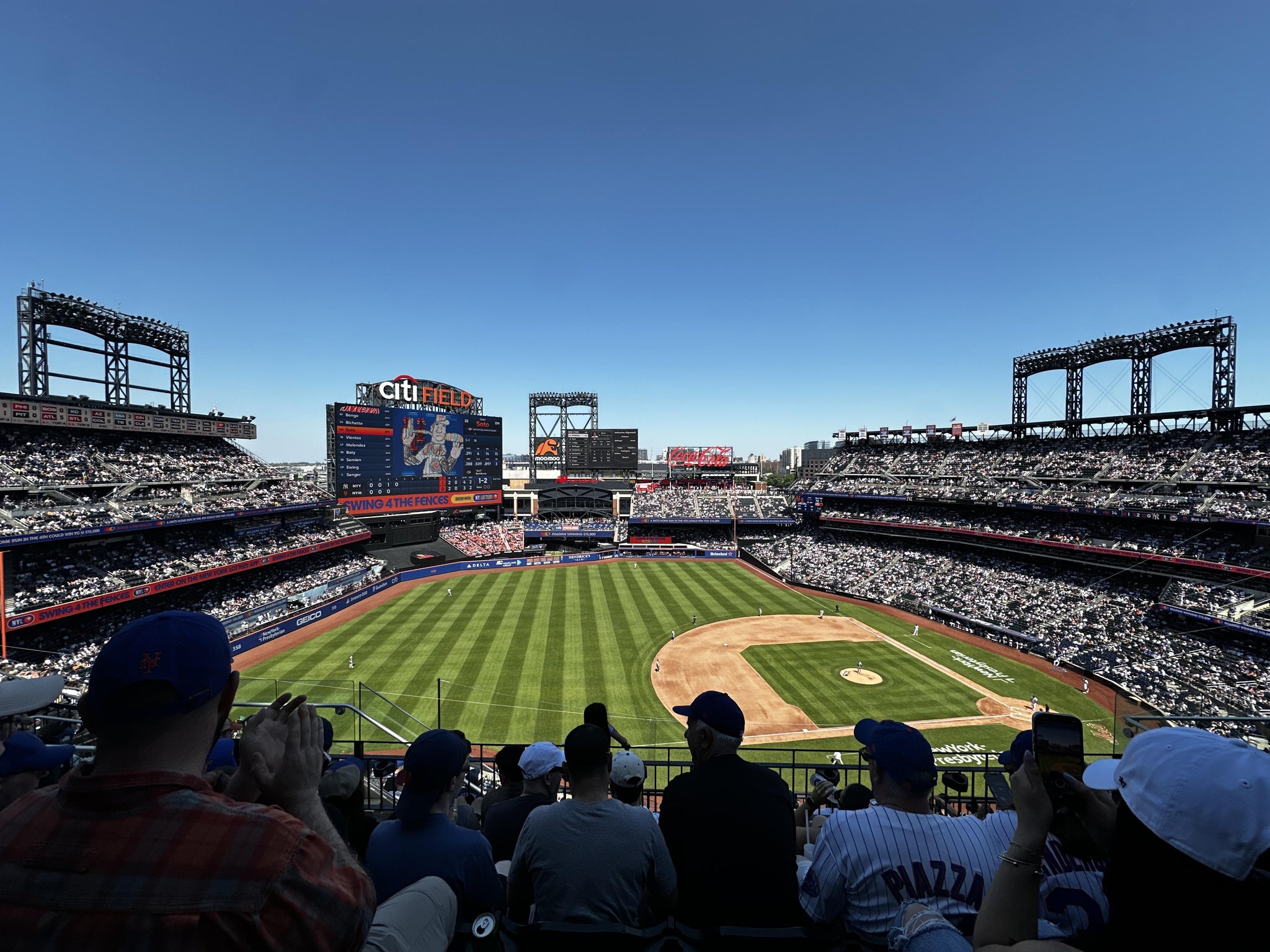 Real Fan View taken from Section 523 at Citi Field by Evelyn M
