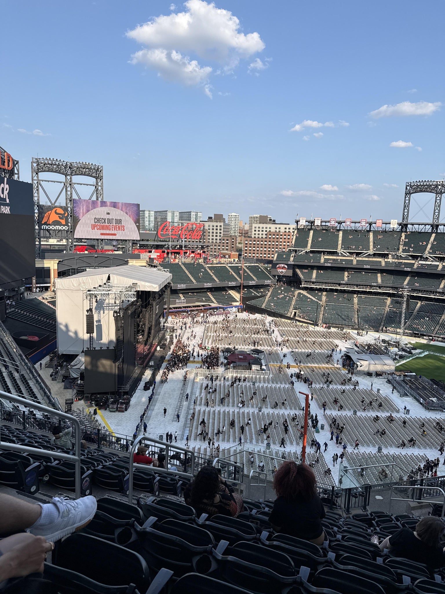 Vue réelle des fans prise de la Section 530 au site Citi Field par Andrew O