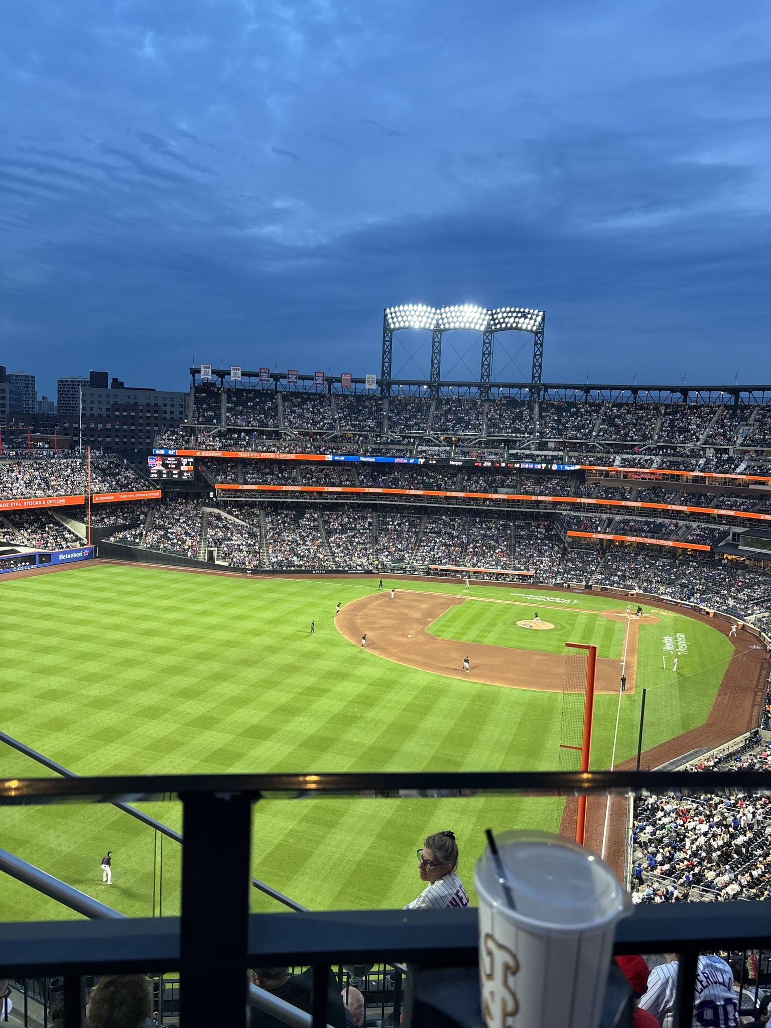 Vue réelle des fans prise de la Section 531 au site Citi Field par Glenda M