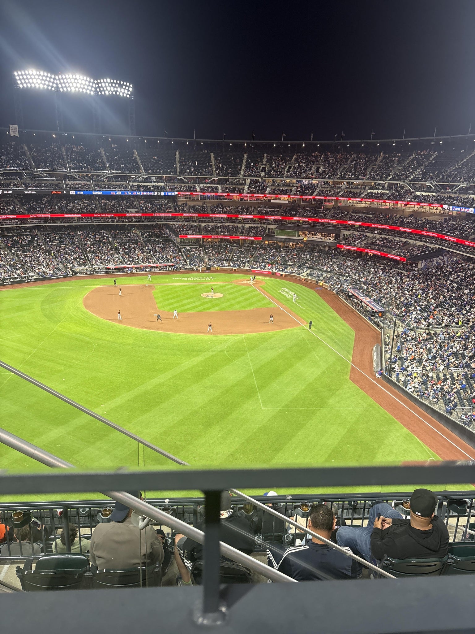 Real Fan View taken from Section 536 at Citi Field by Drew F