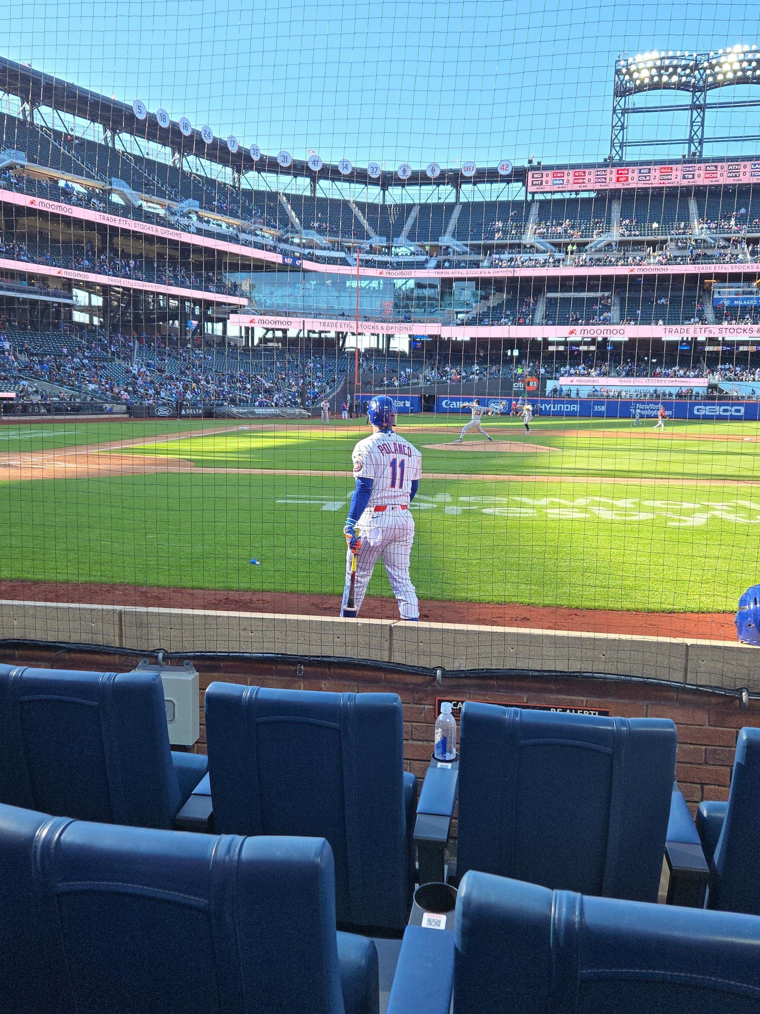Real Fan View taken from Delta Sky360 Club A at Citi Field by Walter J