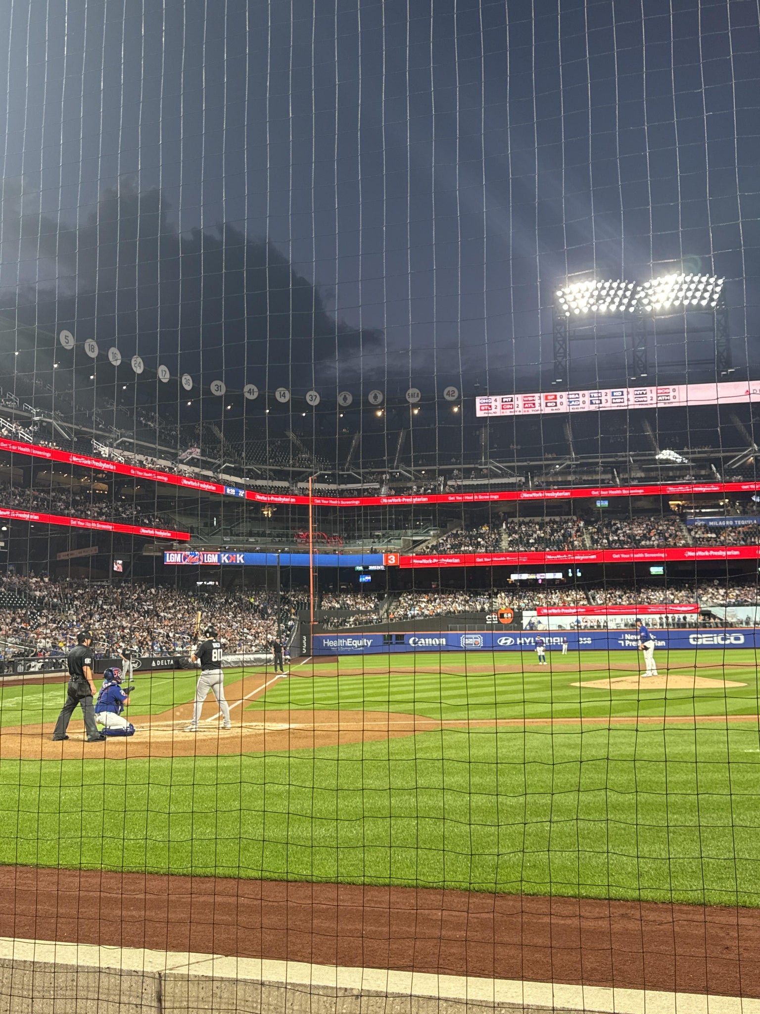Vue réelle des fans prise de la Delta Sky360 Club B au site Citi Field par Eric M