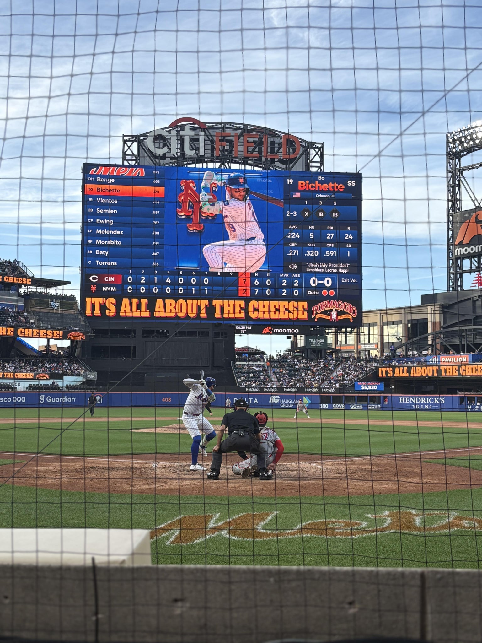 Real Fan View taken from Delta Sky360 Club D at Citi Field by Collene G