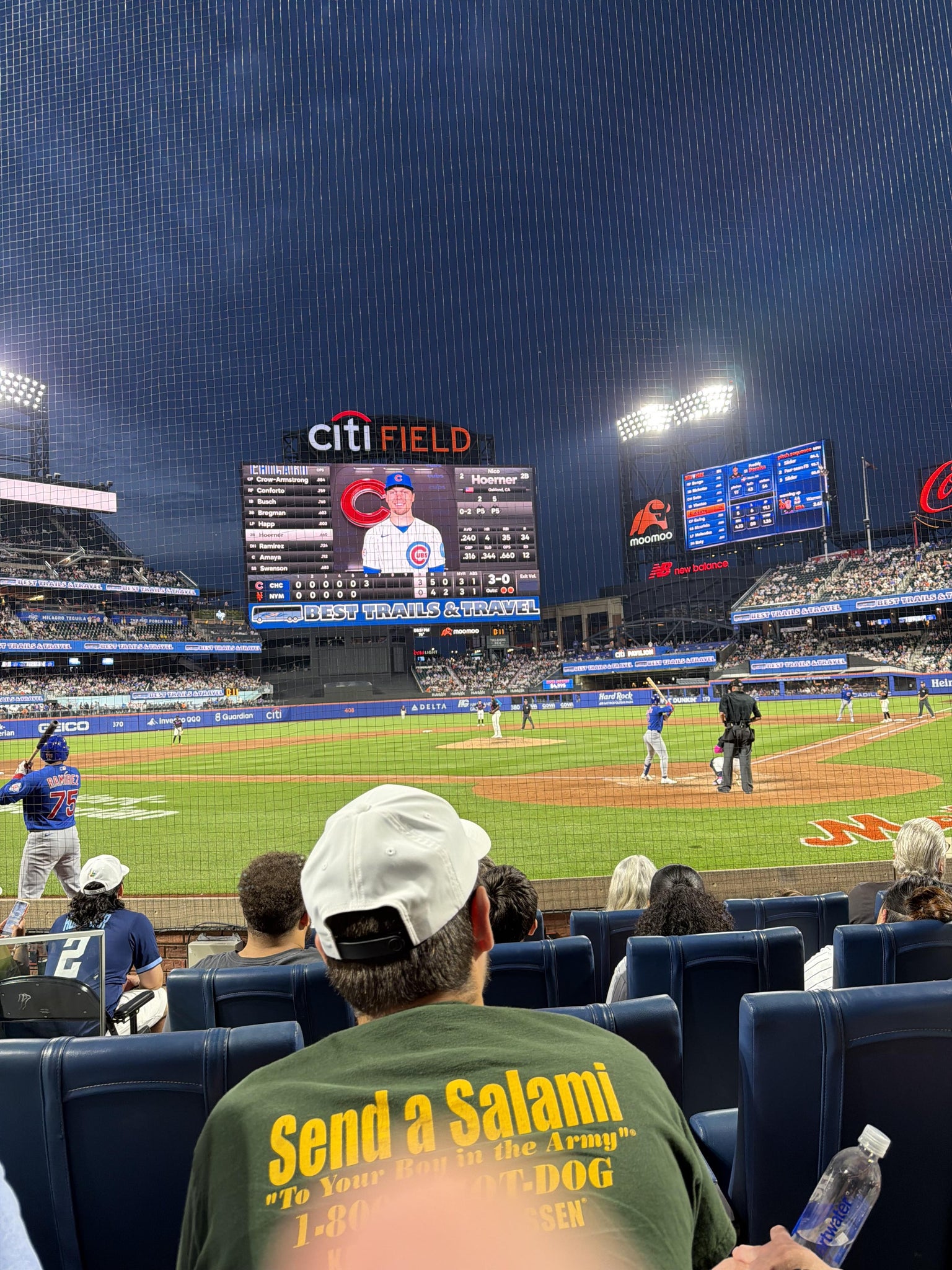 Vue réelle des fans prise de la Delta Sky360 Club E au site Citi Field par Ronald B