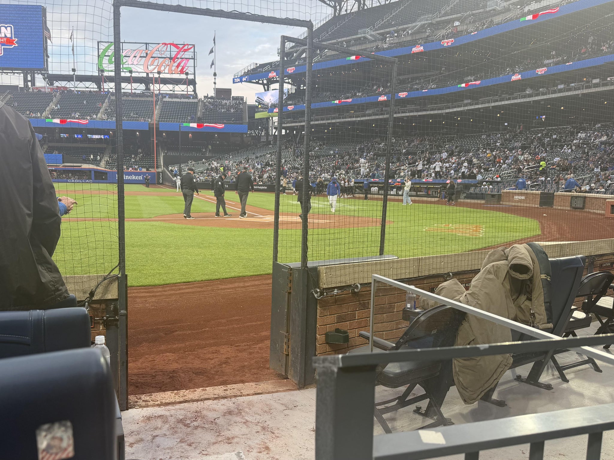 Real Fan View taken from Delta Sky360 Club G at Citi Field by Maria A